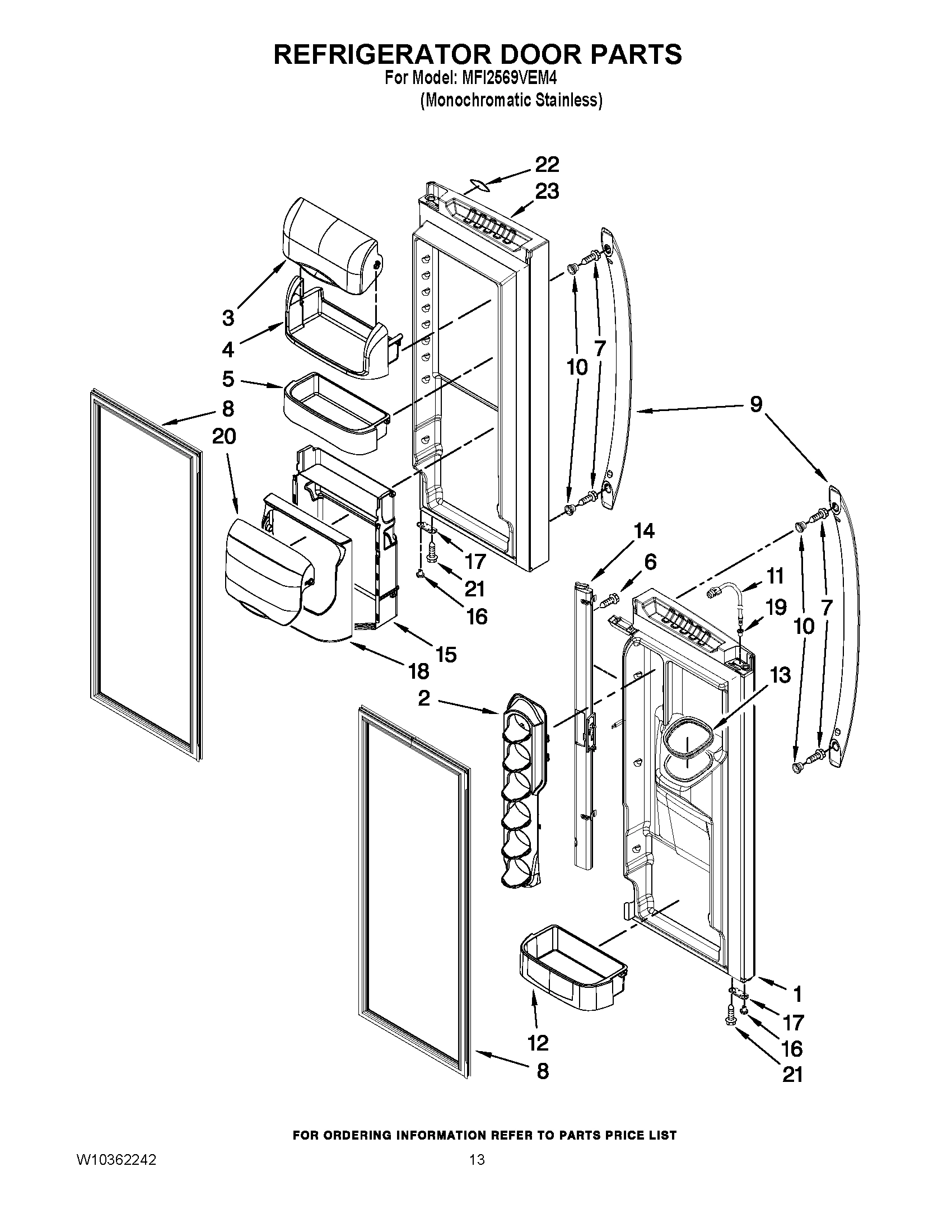 07 - REFRIGERATOR DOOR PARTS