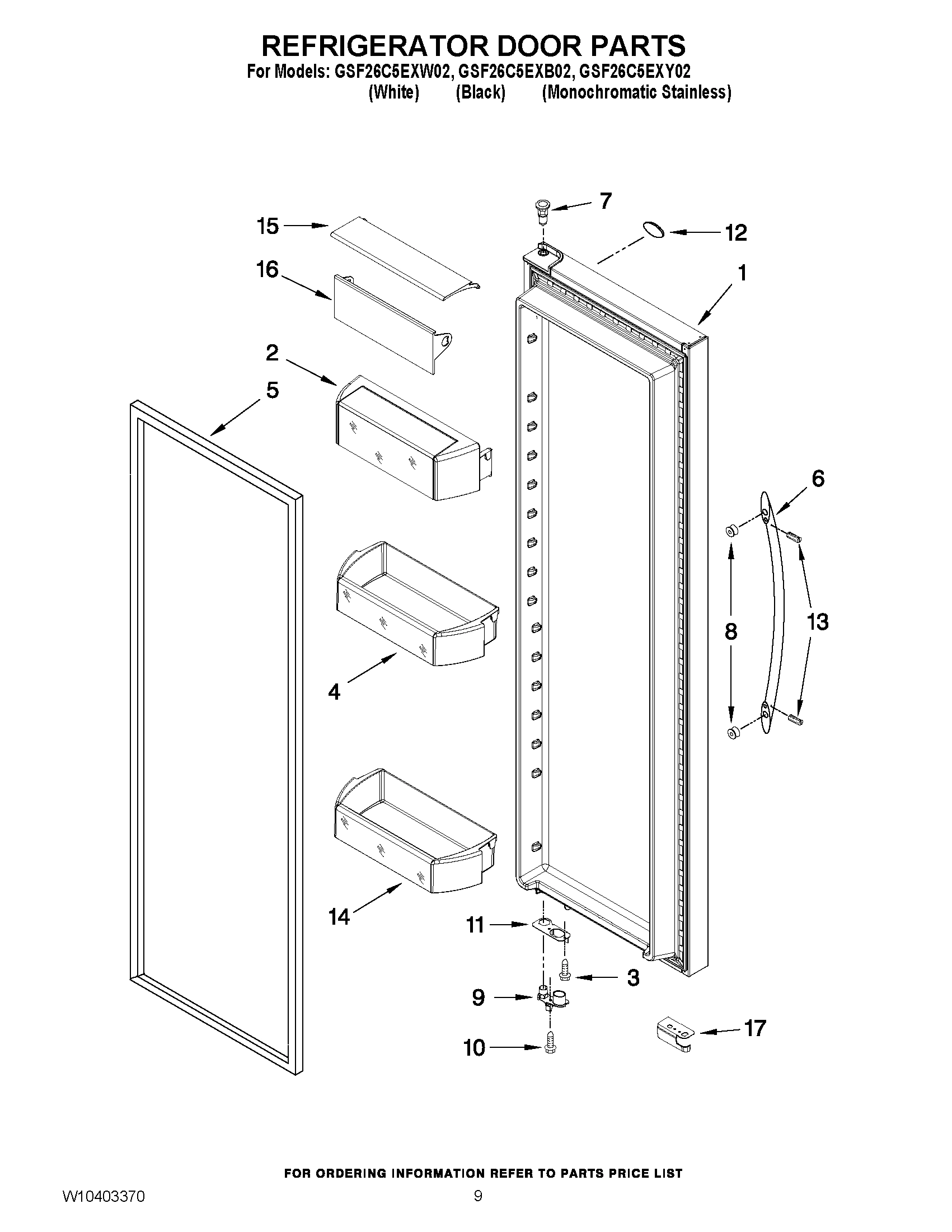 06 - REFRIGERATOR DOOR PARTS