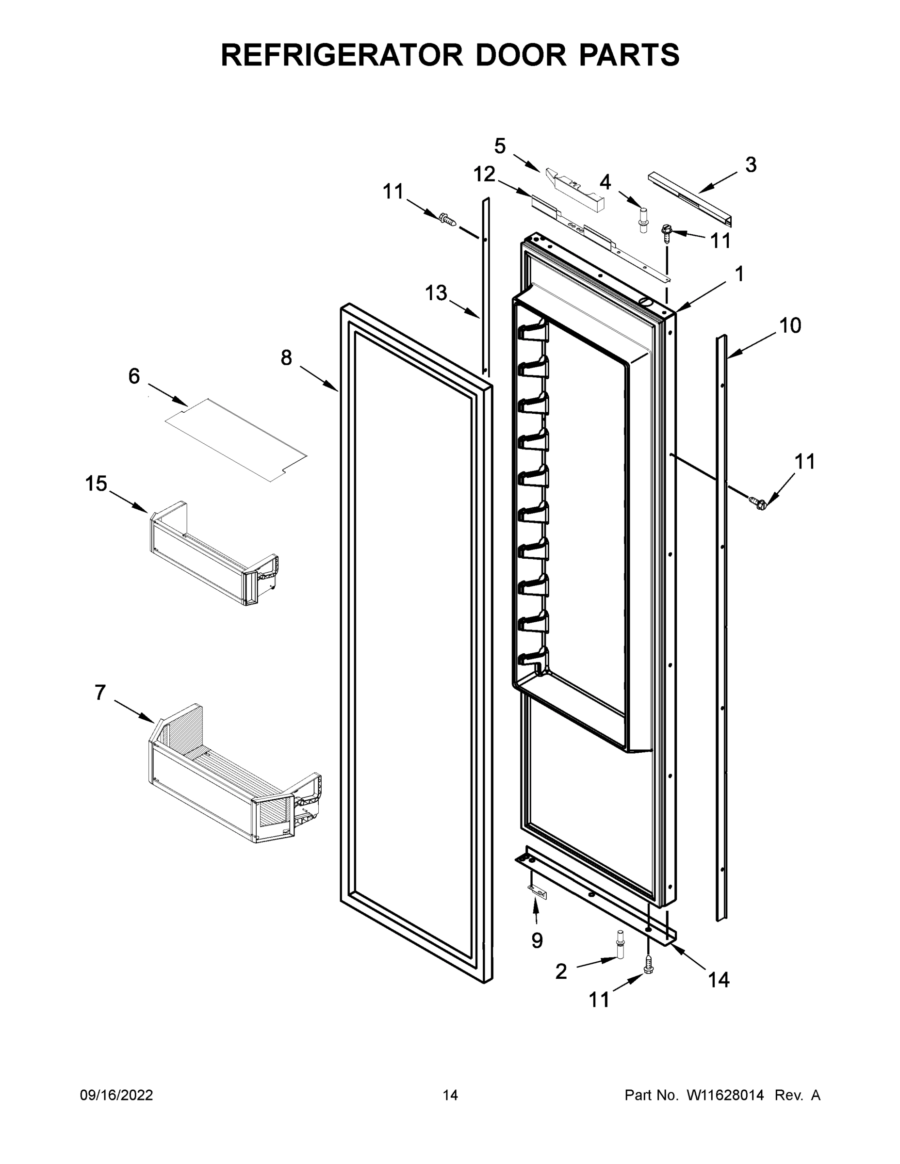 08 - REFRIGERATOR DOOR PARTS