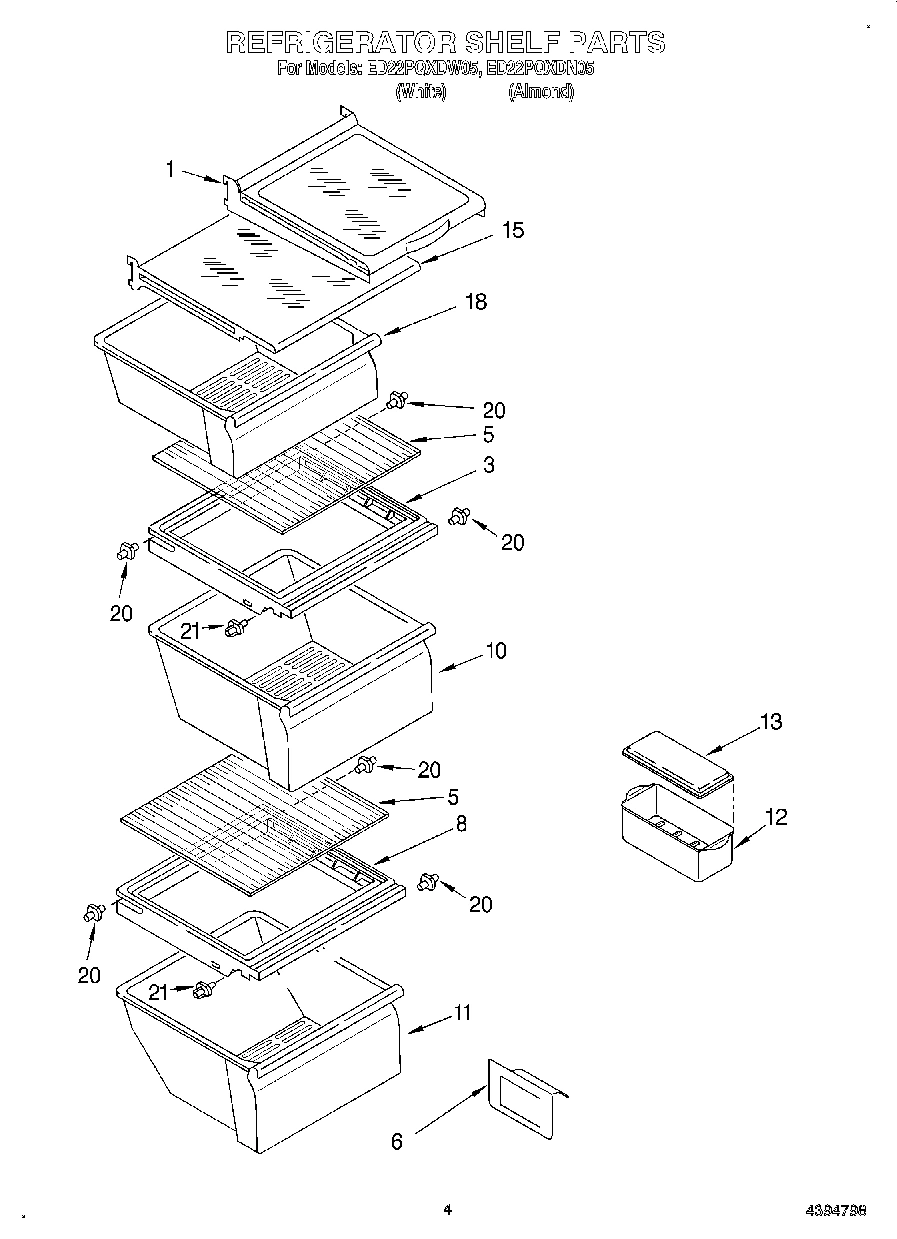03 - REFRIGERATOR SHELF