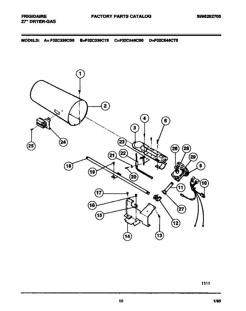 06 - GAS VALVE, BURNER ASMY., SENSOR