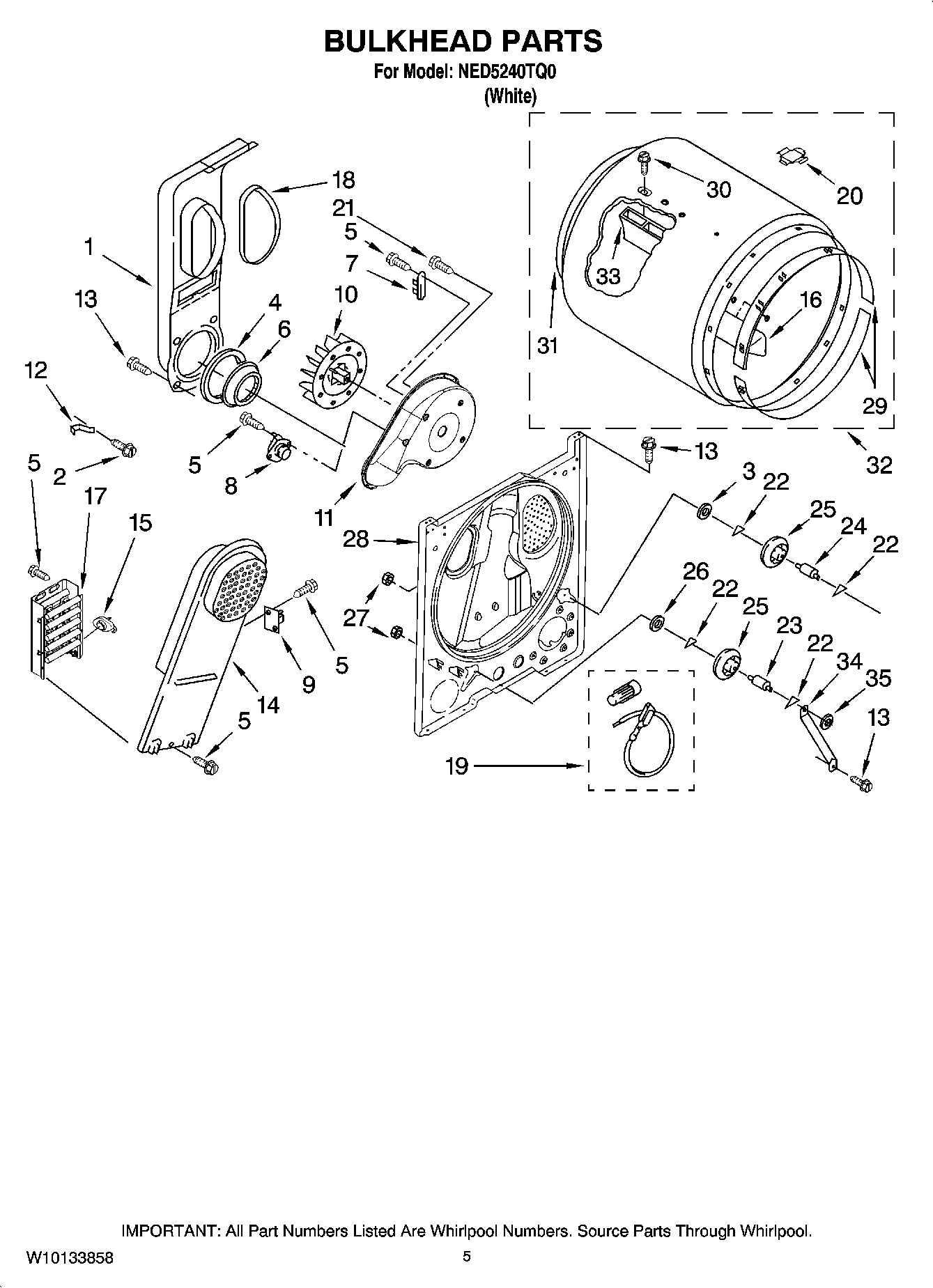 03 - BULKHEAD PARTS, OPTIONAL PARTS (NOT INCLUDED)