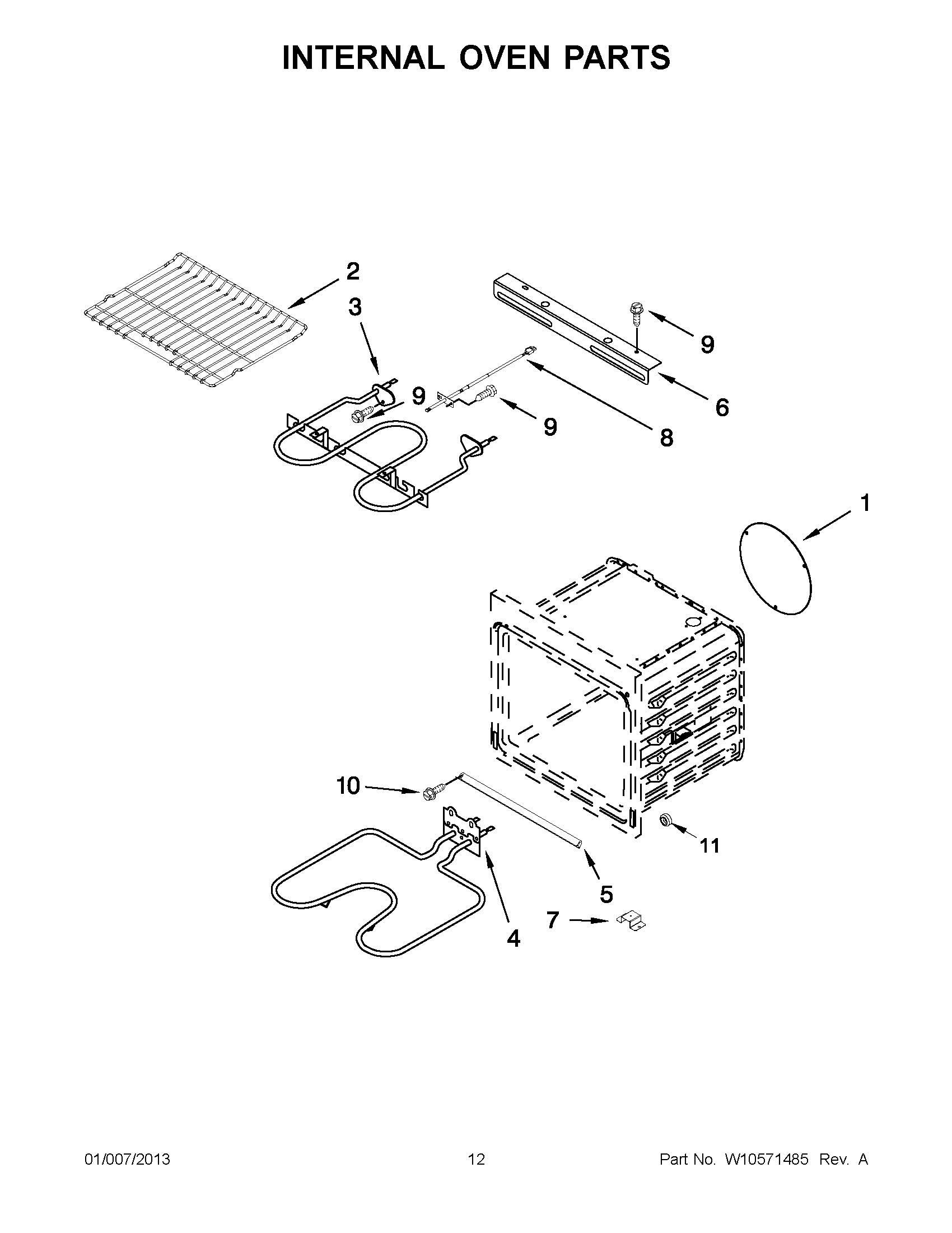 06 - INTERNAL OVEN PARTS