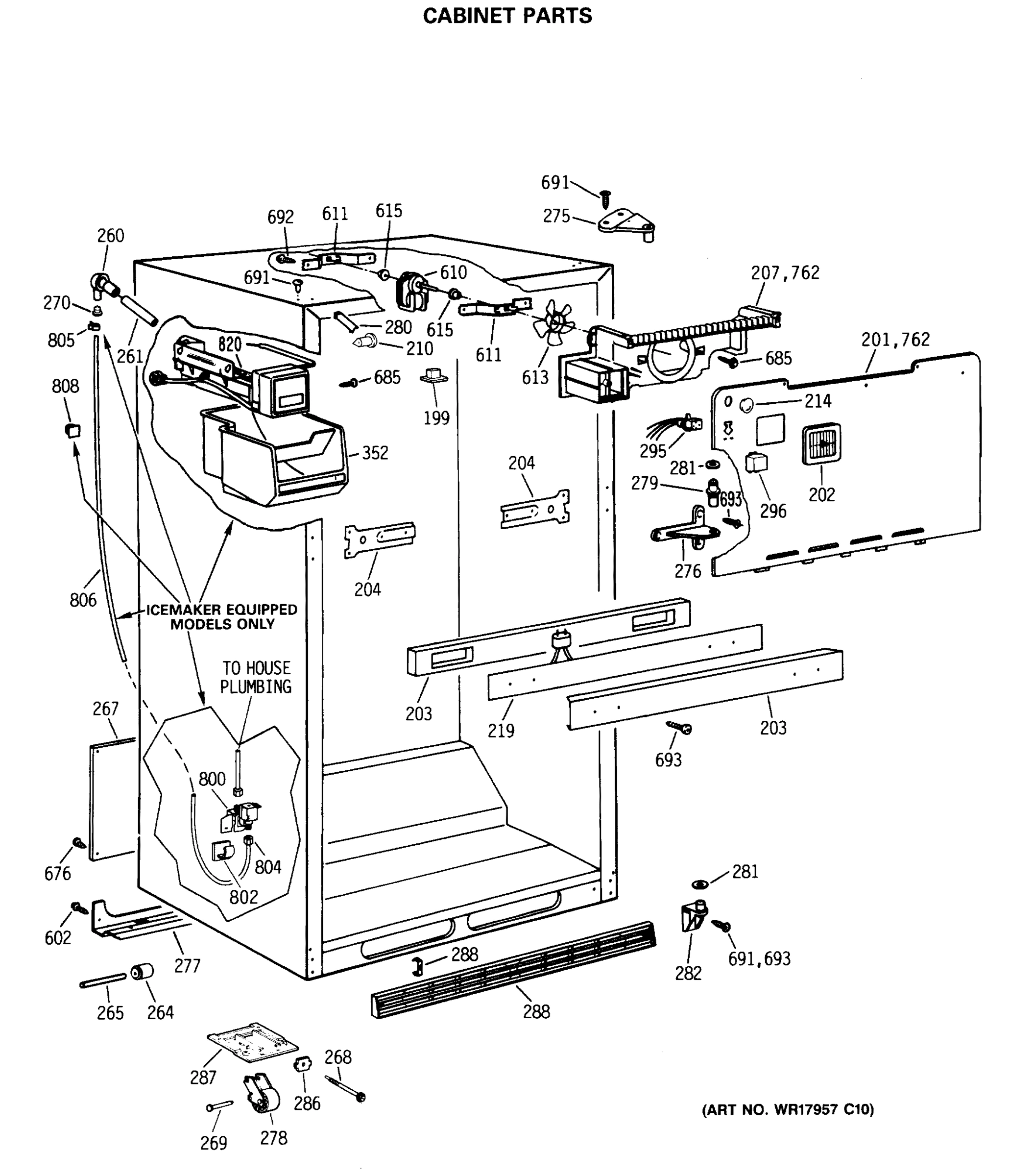 CABINET PARTS
