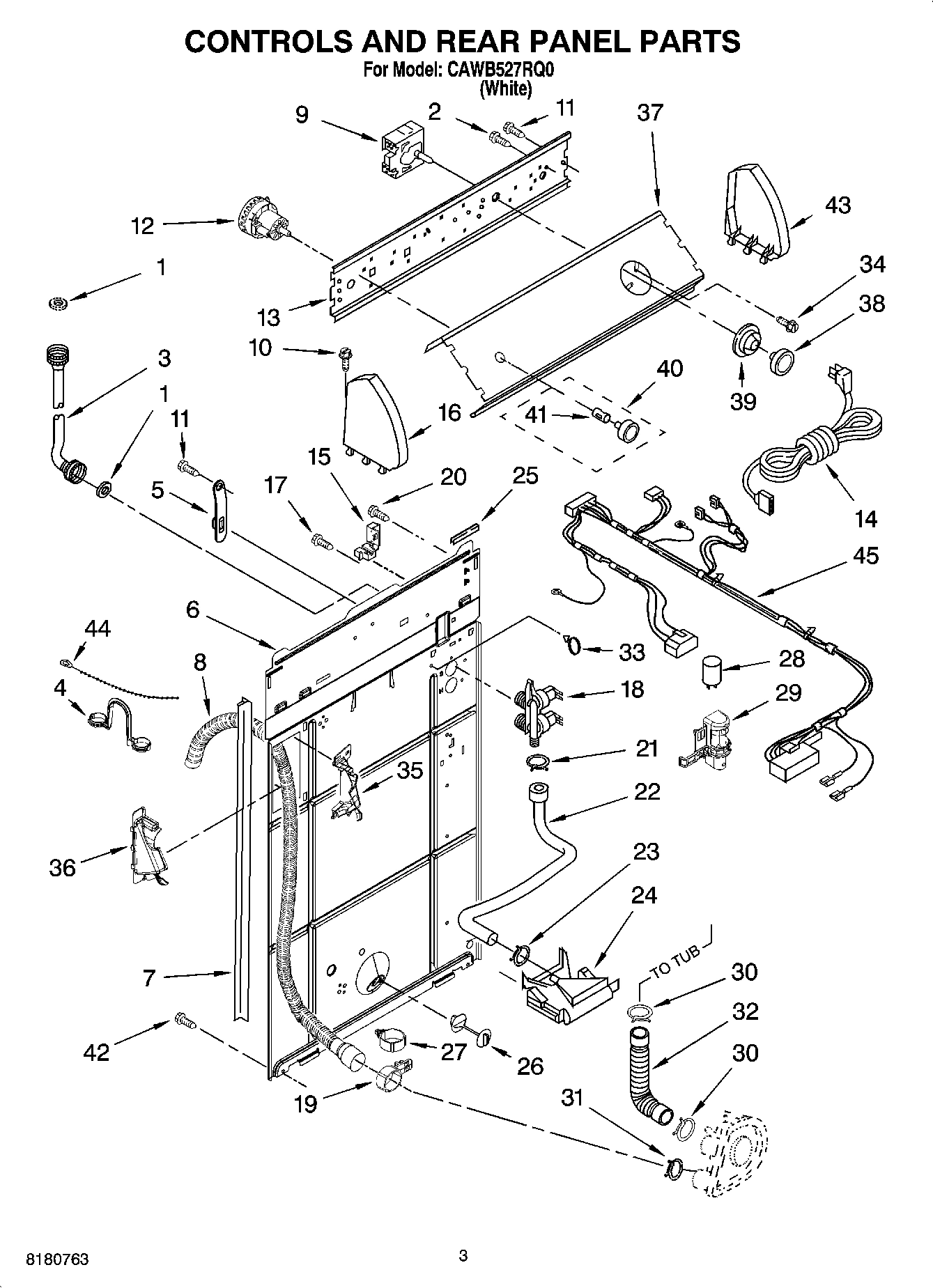 02 - CONTROL AND REAR PANEL PARTS