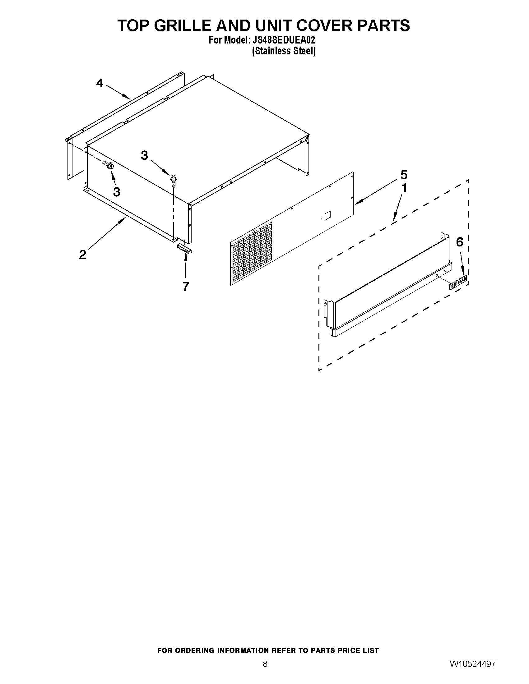 06 - TOP GRILLE AND UNIT COVER PARTS