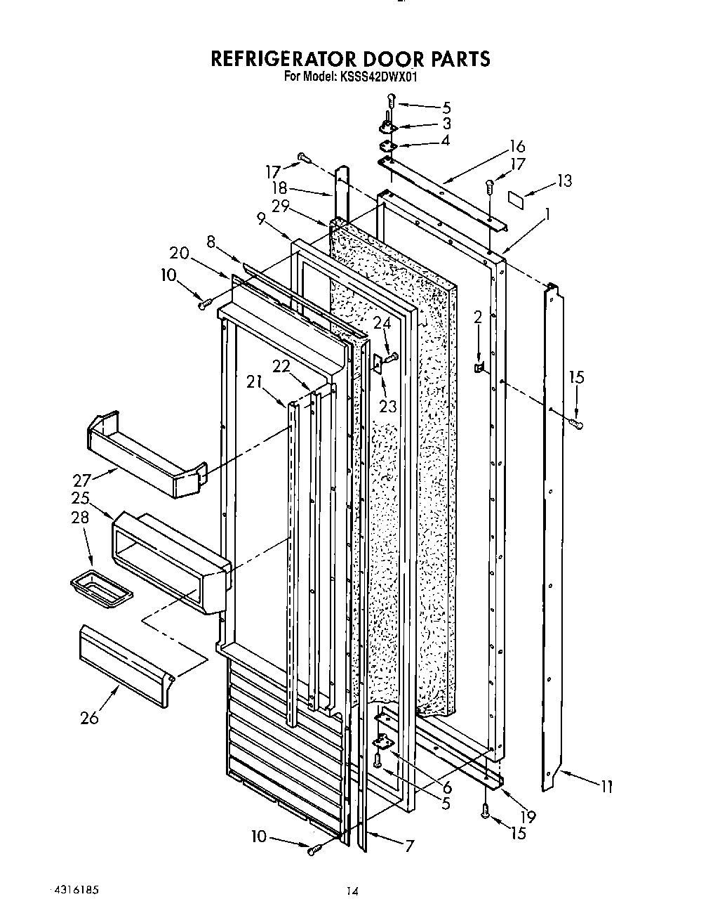 11 - REFRIGERATOR DOOR