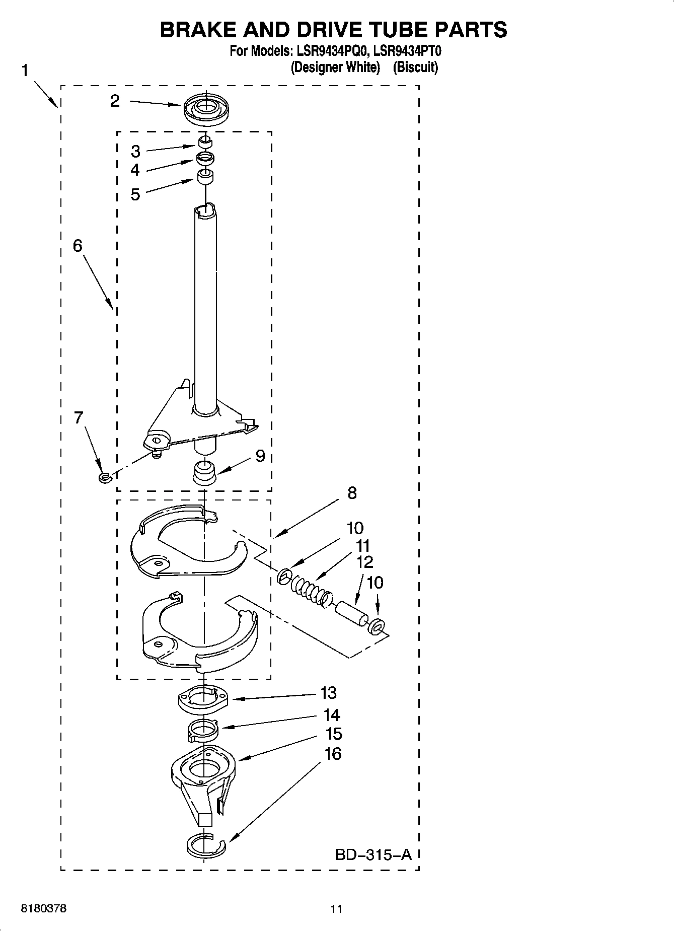 07 - BRAKE AND DRIVE TUBE PARTS