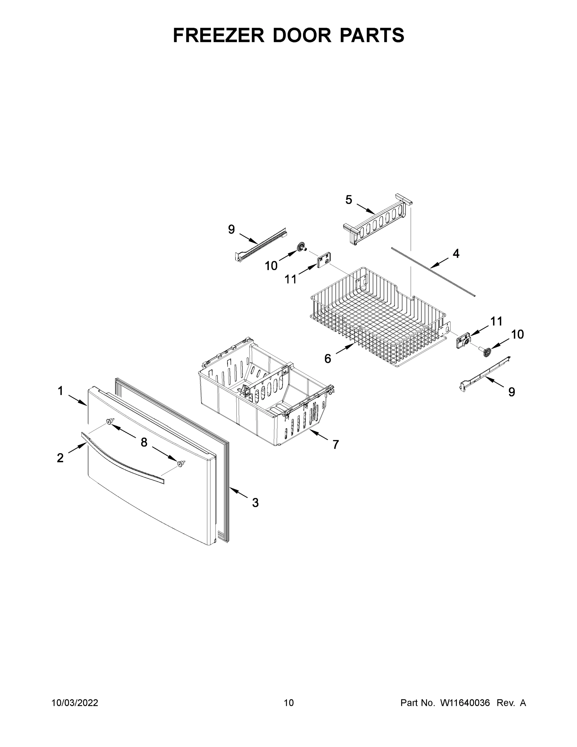 06 - FREEZER DOOR PARTS