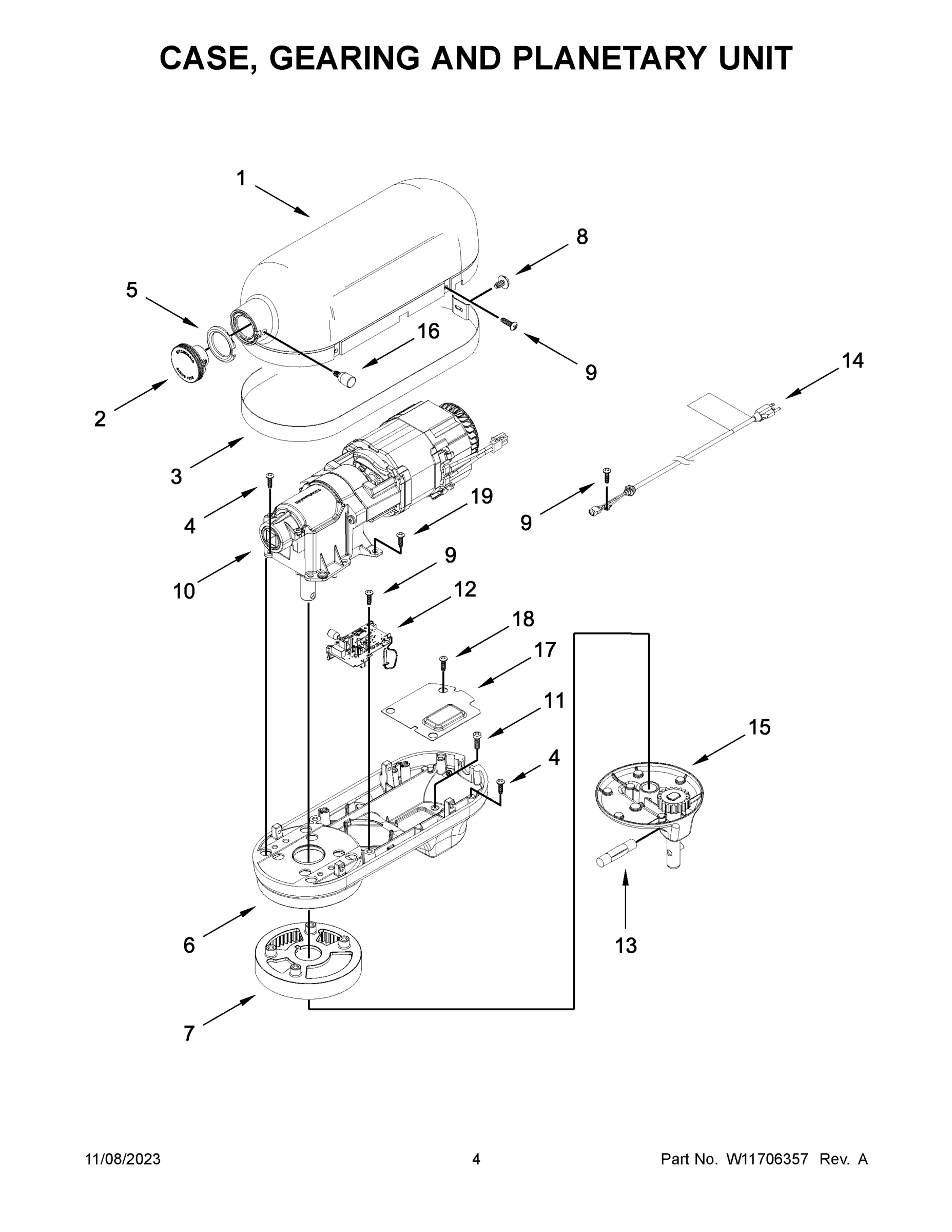 03 - CASE, GEARING AND PLANETARY UNIT