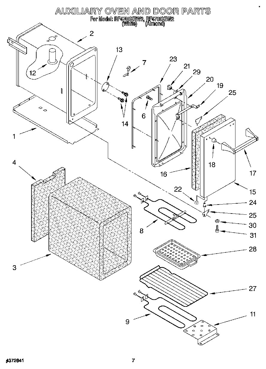 04 - AUXILIARY OVEN AND DOOR