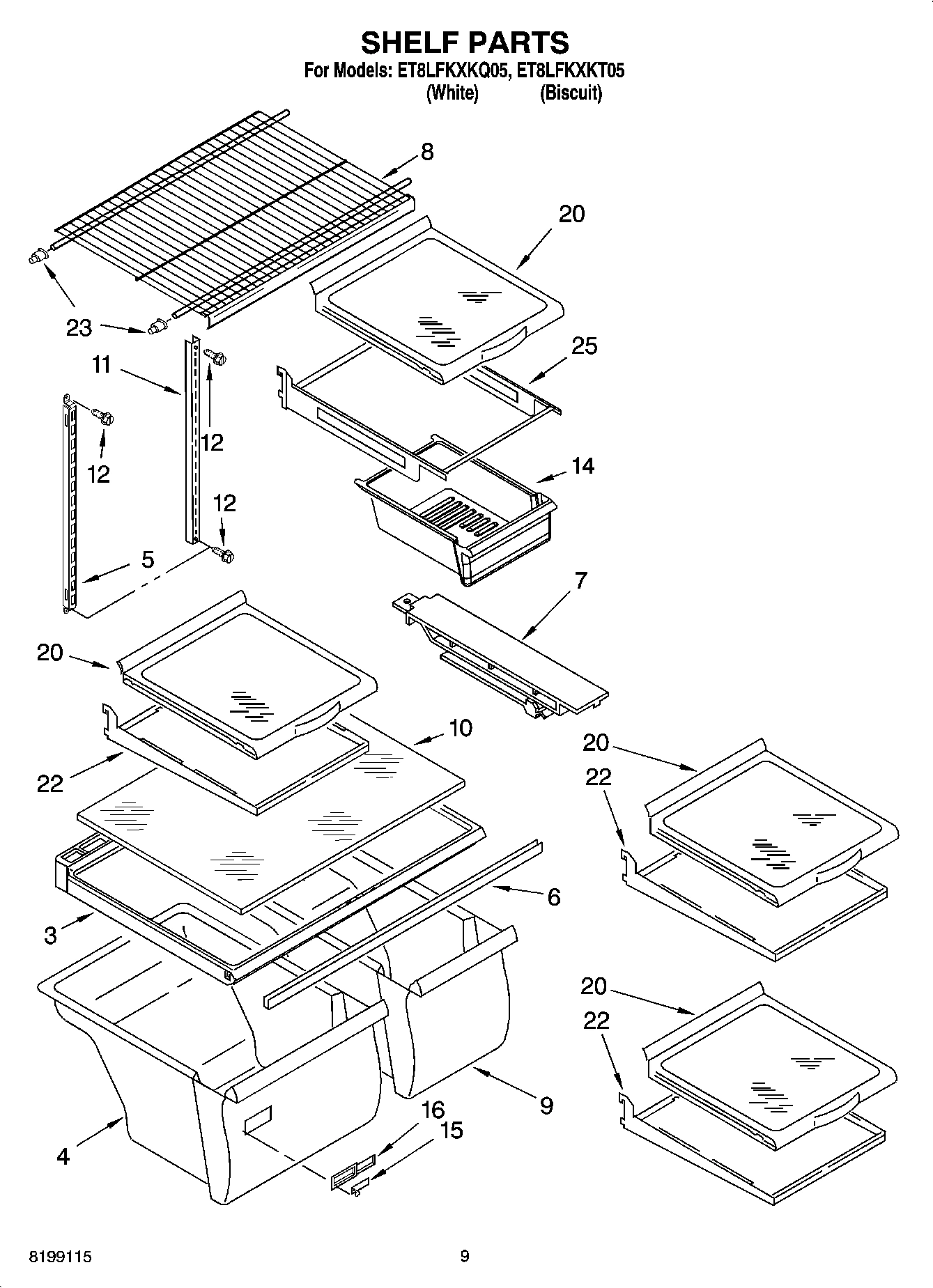 05 - SHELF PARTS, OPTIONAL PARTS