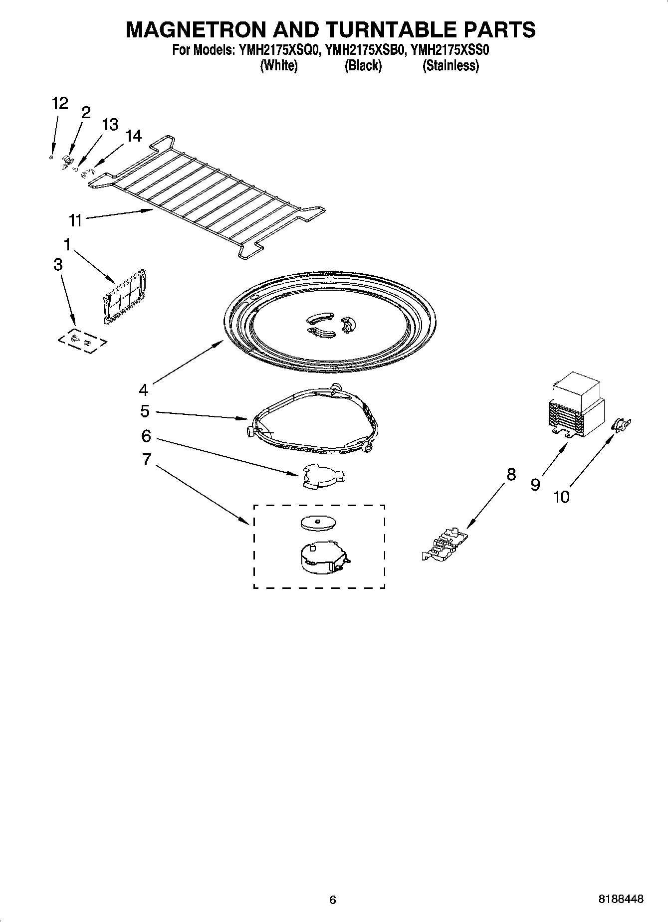 05 - MAGNETRON AND TURNTABLE PARTS