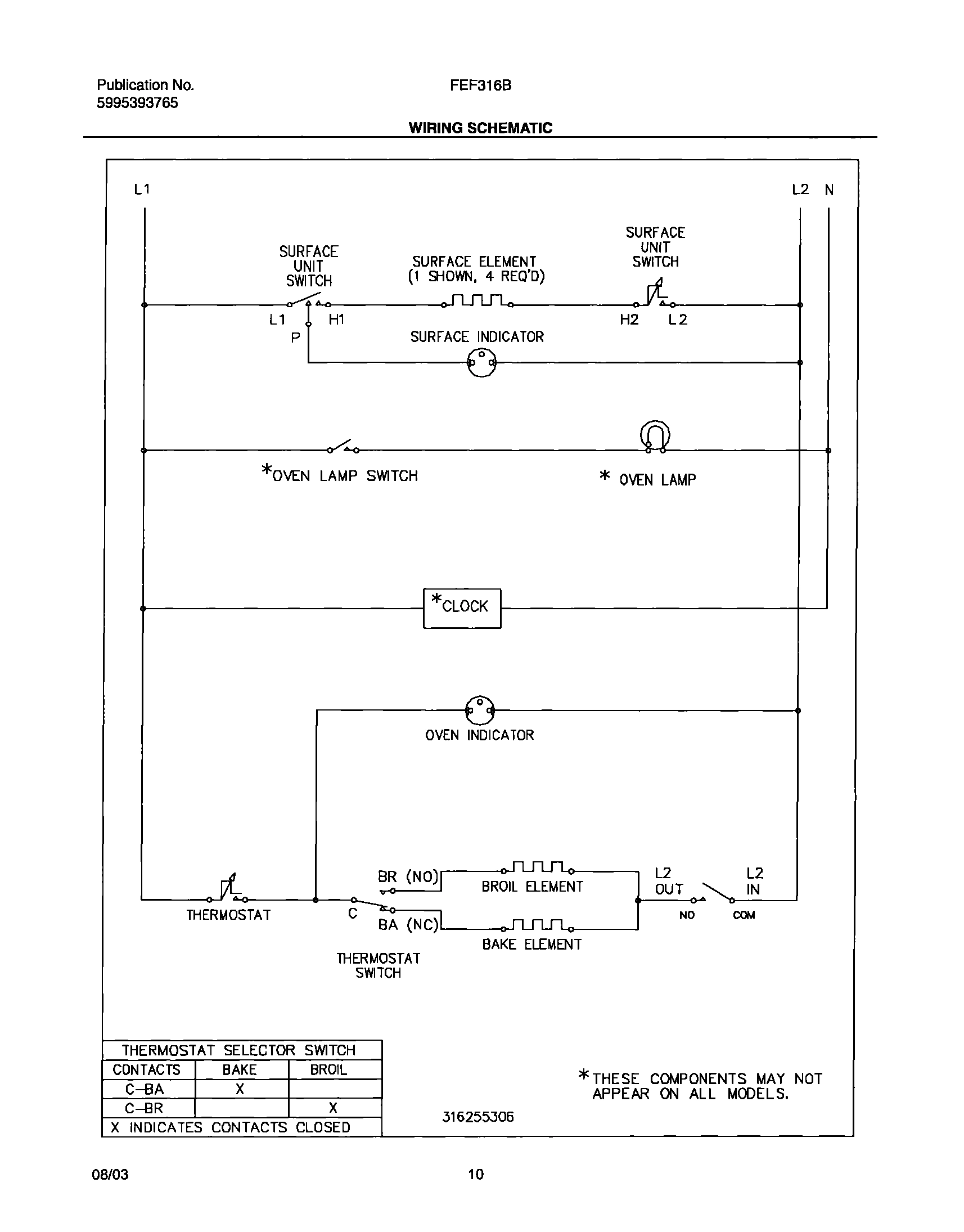 10 - WIRING SCHEMATIC