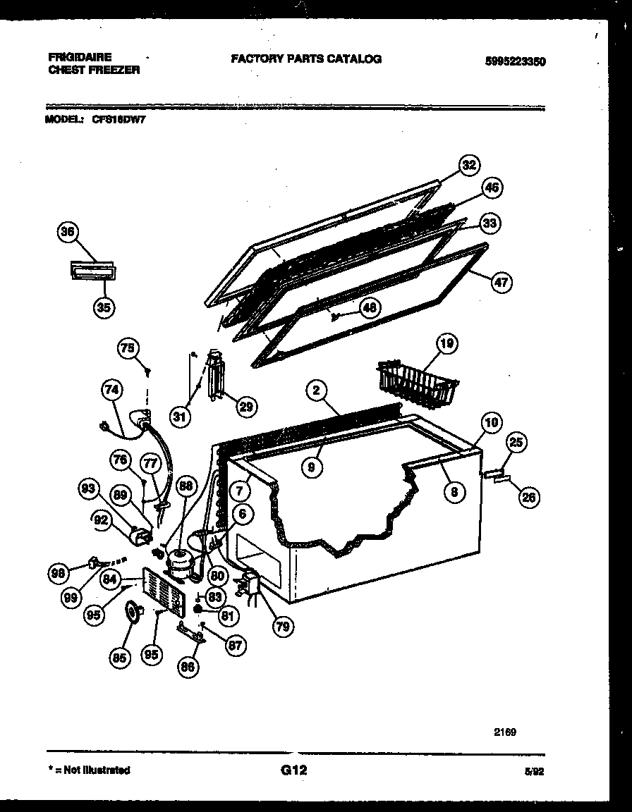 02 - CHEST FREEZER PARTS