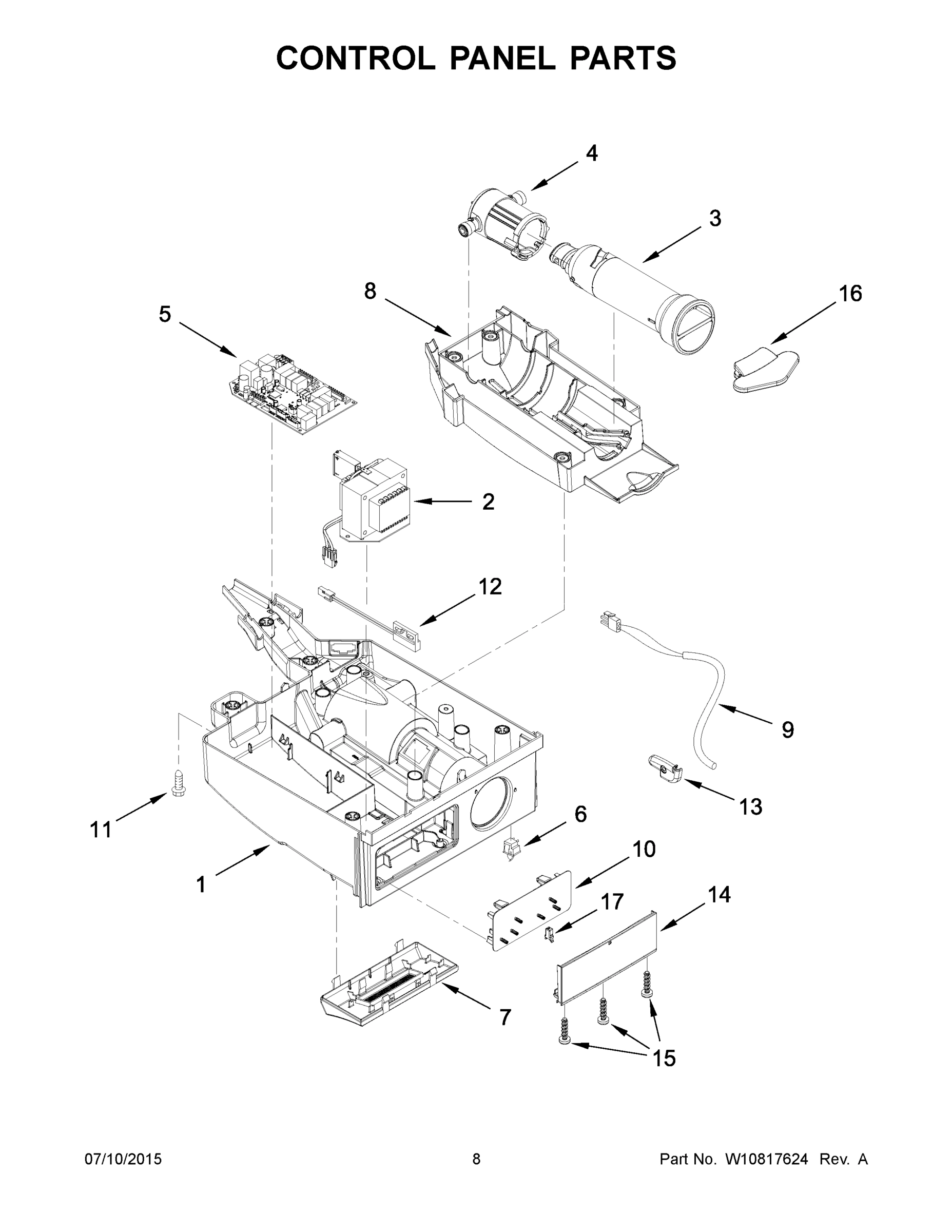 05 - CONTROL PANEL PARTS