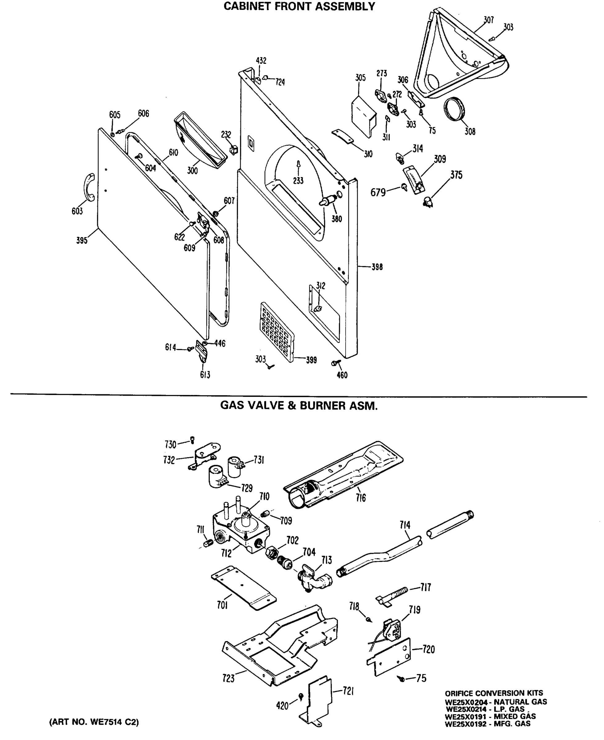 CABINET FRONT ASSEMBLY