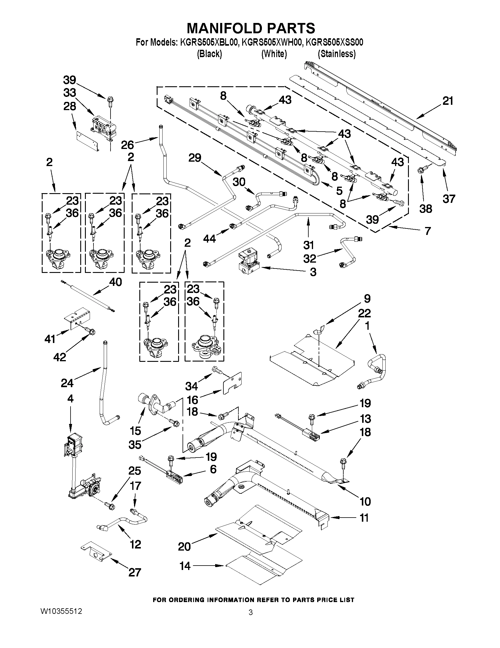 03 - MANIFOLD PARTS