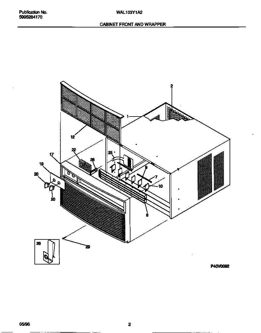 02 - CABINET FRONT AND WRAPPER