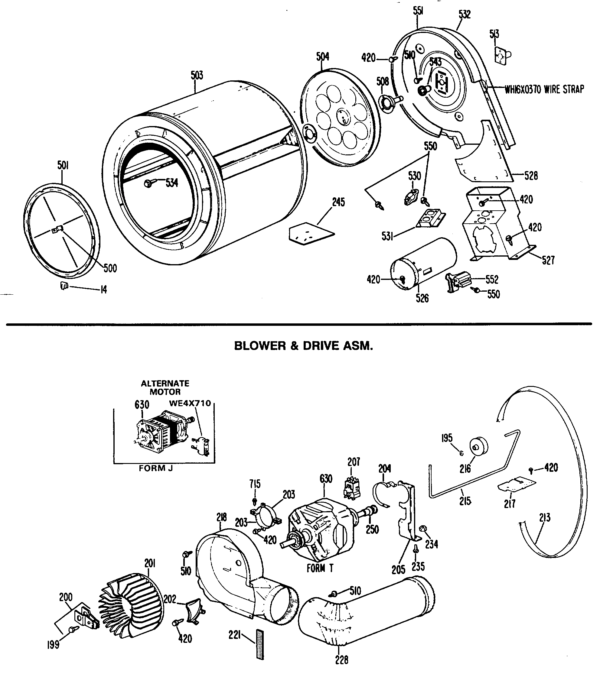 DRUM & DUCT ASSEMBLY