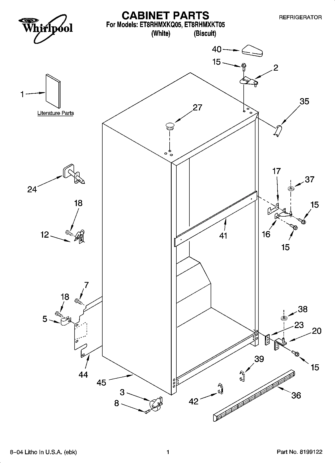 01 - CABINET PARTS