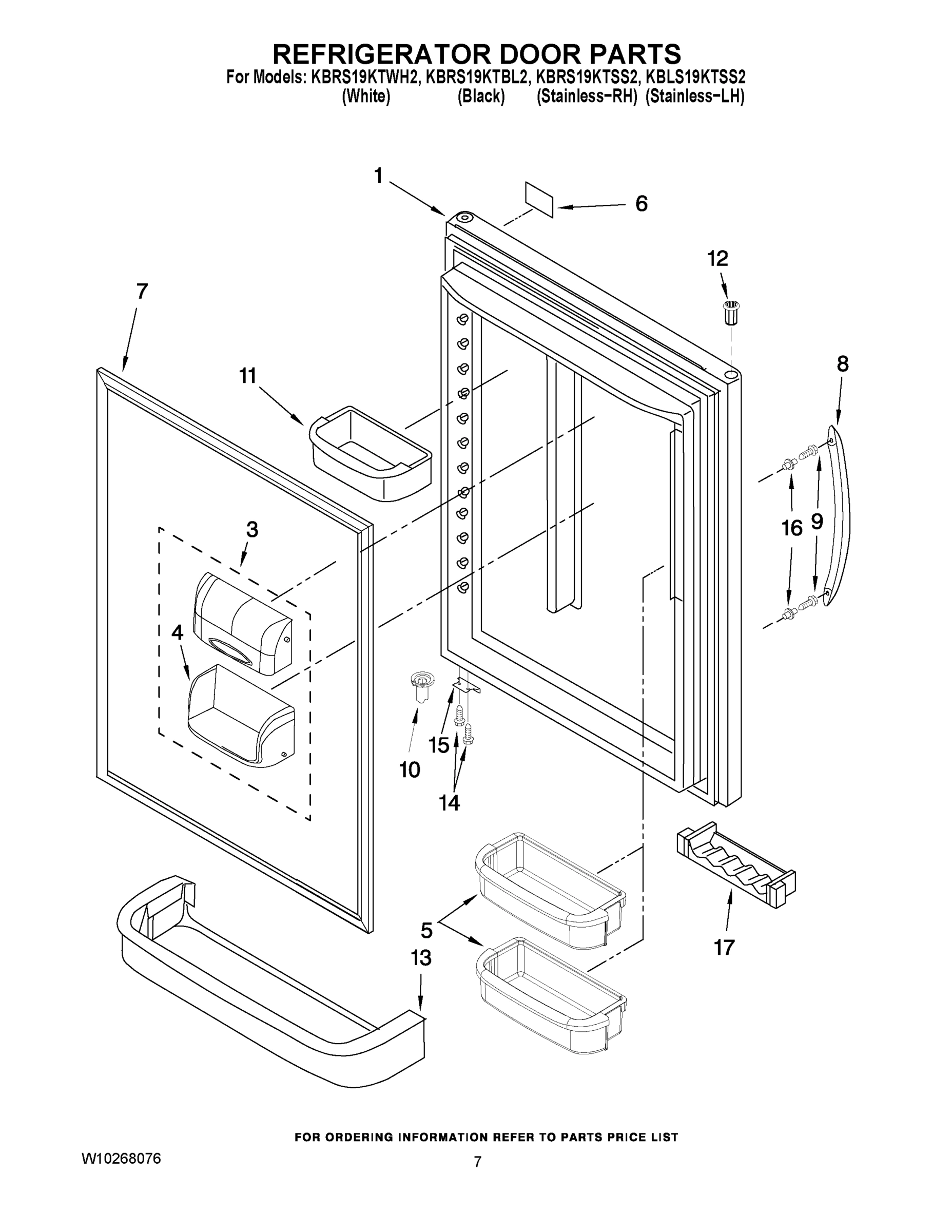 04 - REFRIGERATOR DOOR PARTS