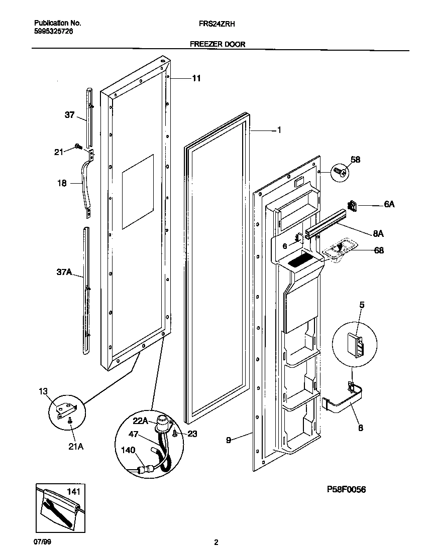 02 - FREEZER DOOR