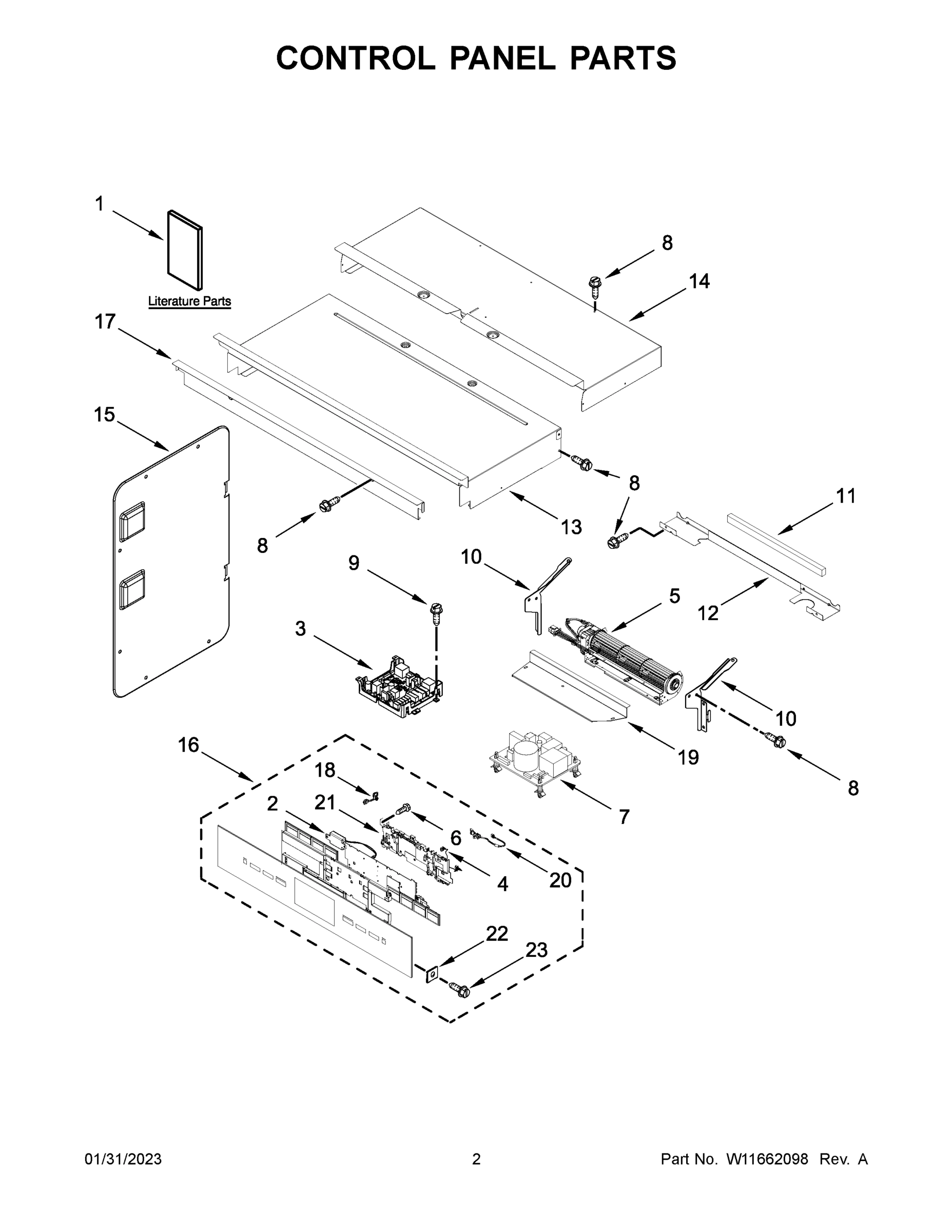 02 - CONTROL PANEL PARTS