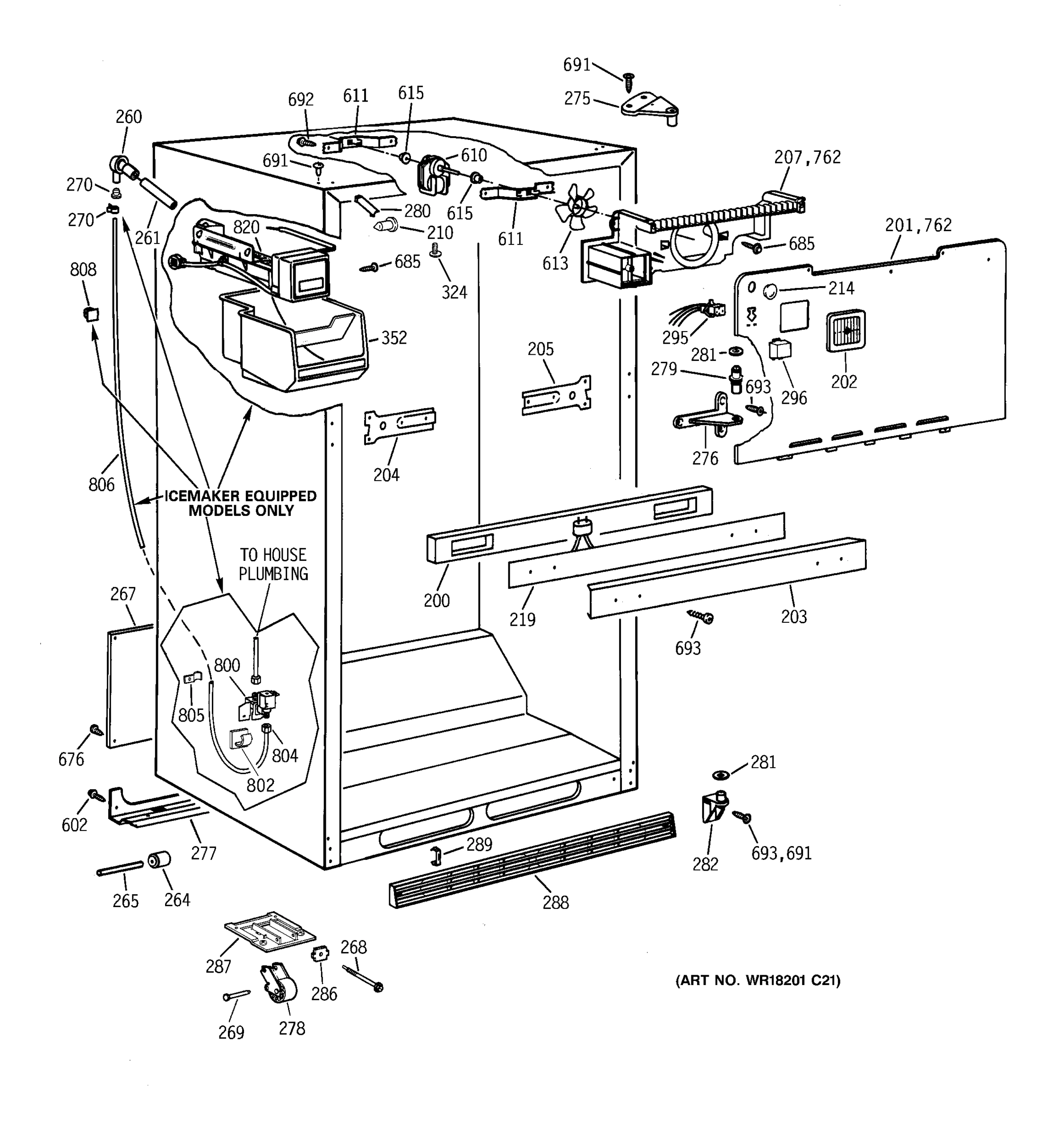 CABINET PARTS