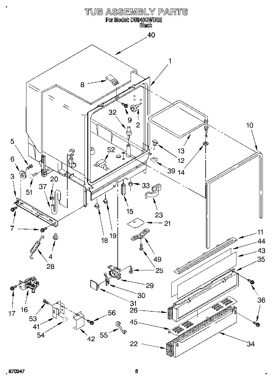 03 - TUB ASSEMBLY