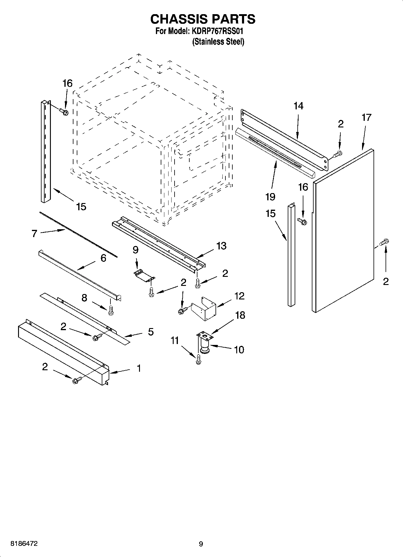 08 - CHASSIS PARTS, OPTIONAL PARTS
