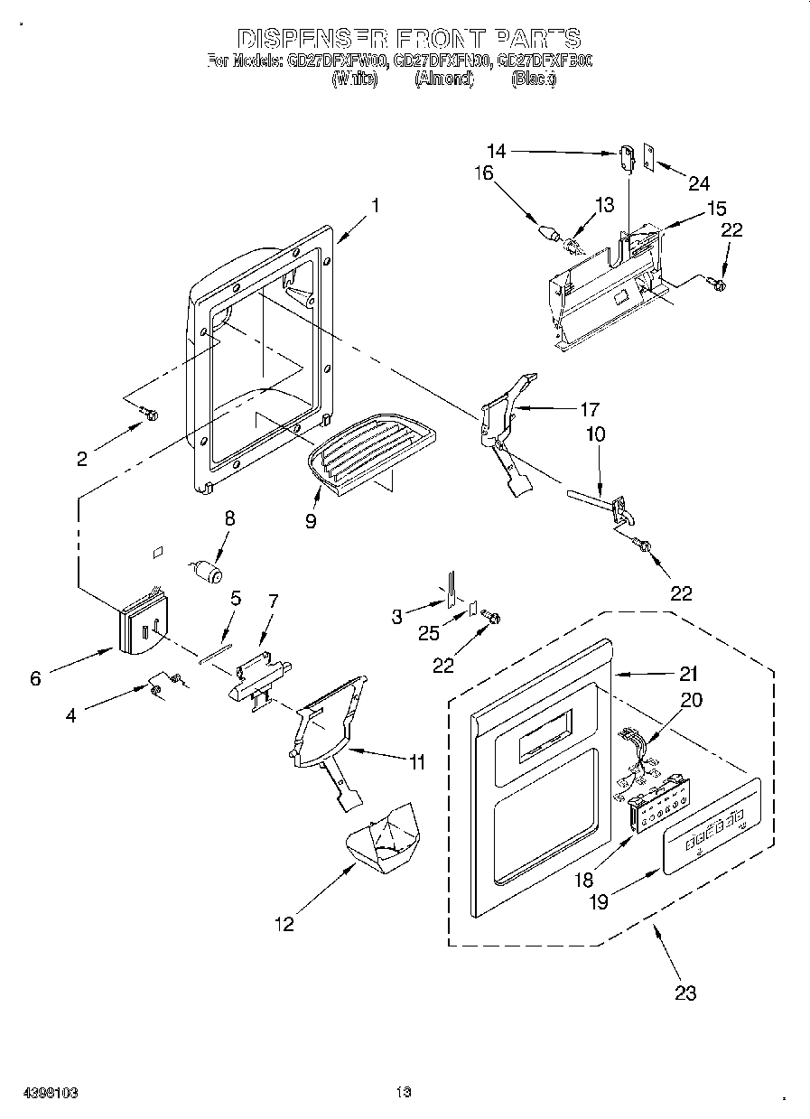 08 - DISPENSER FRONT