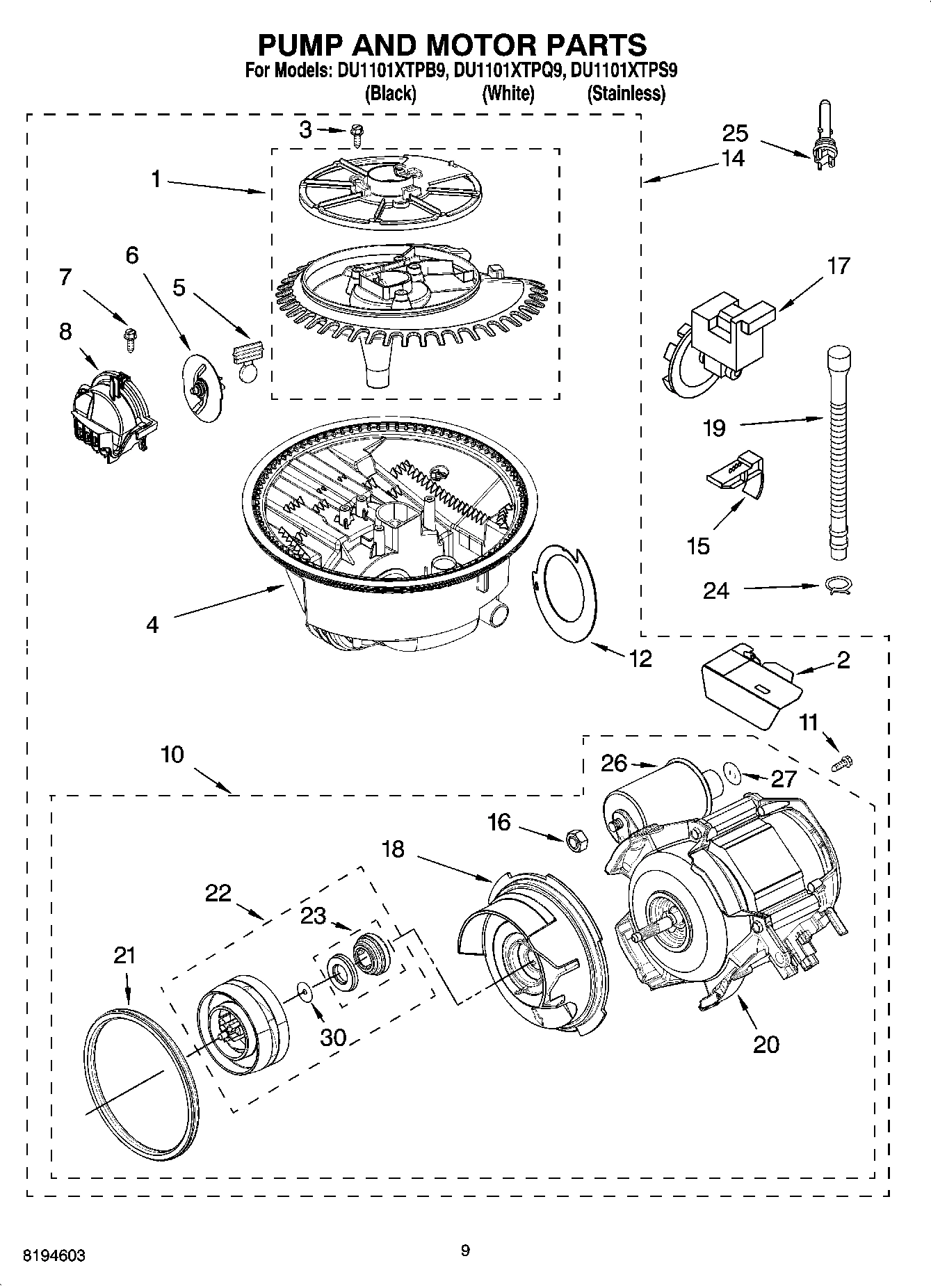 08 - PUMP AND MOTOR PARTS