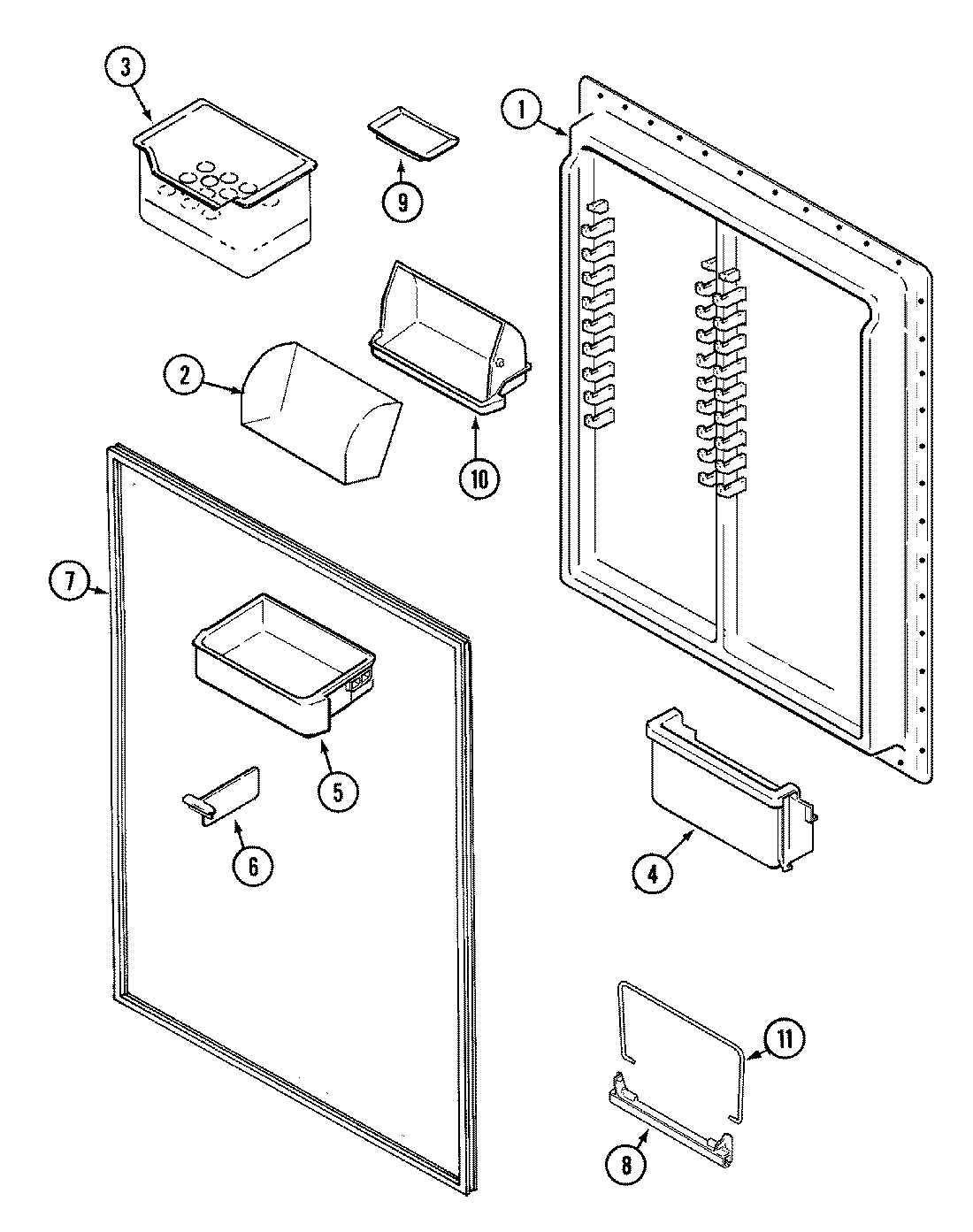 07 - FRESH FOOD INNER DOOR
