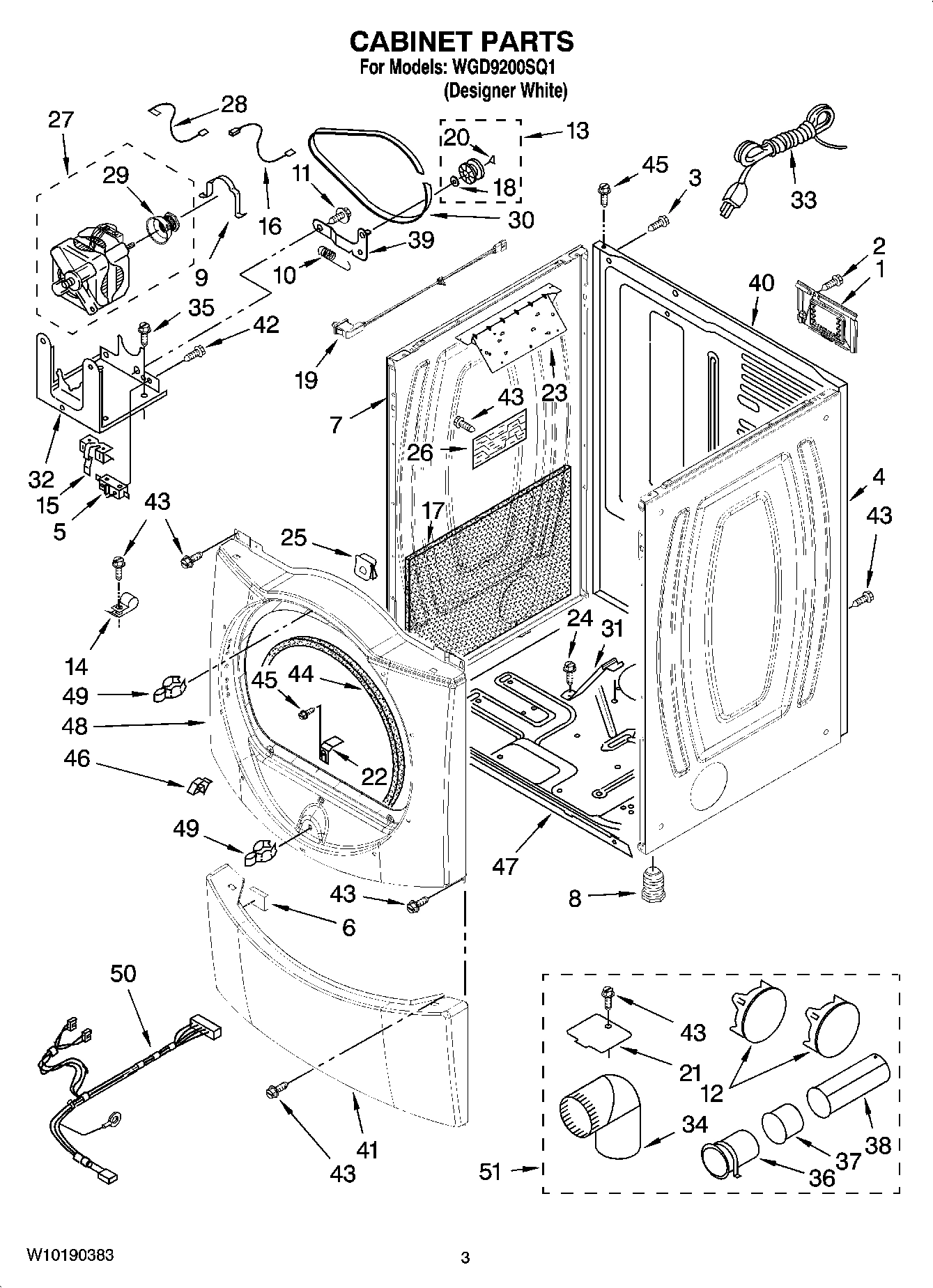 02 - CABINET PARTS