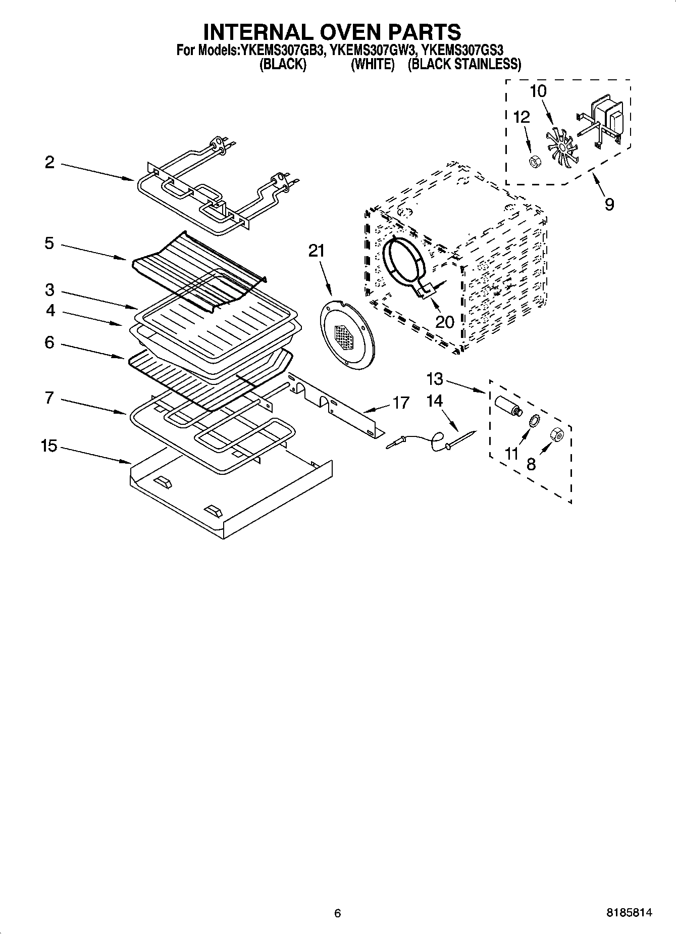 05 - INTERNAL OVEN PARTS