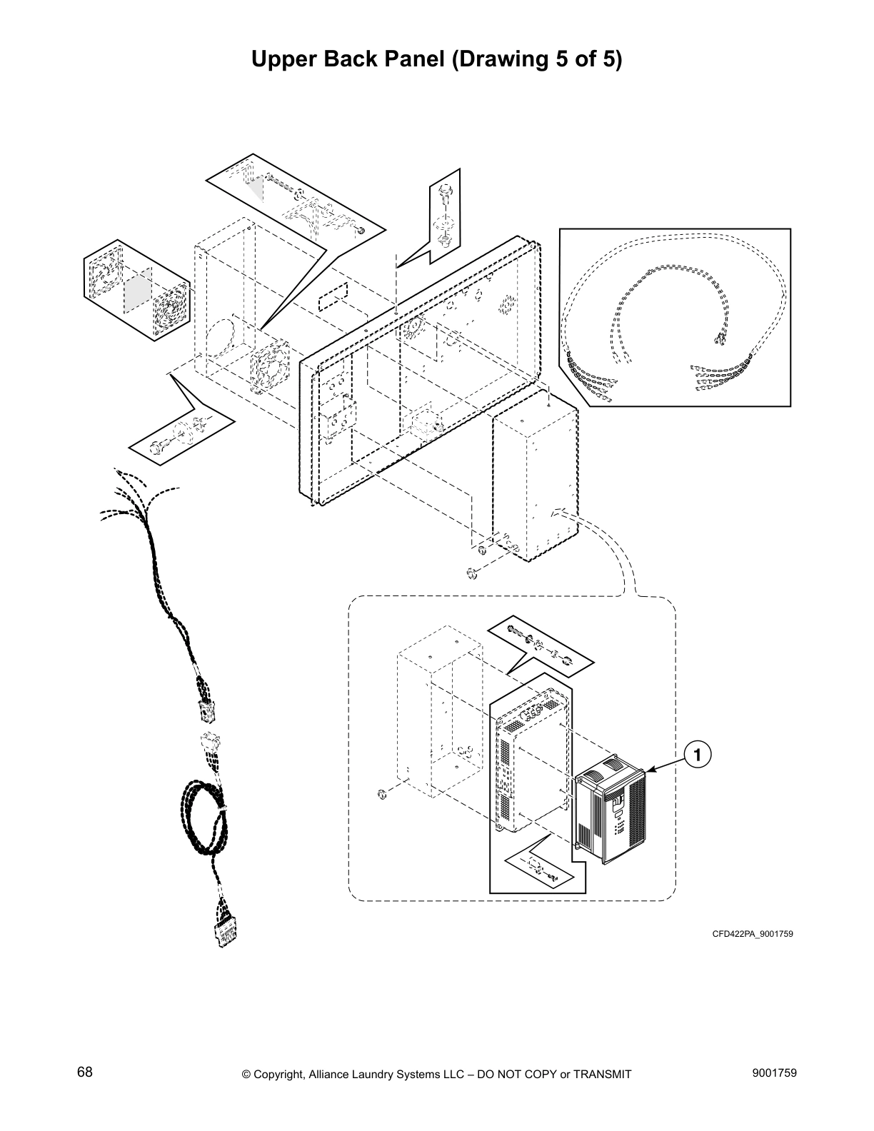 Upper Back Panel (Drawing 5 of 5)