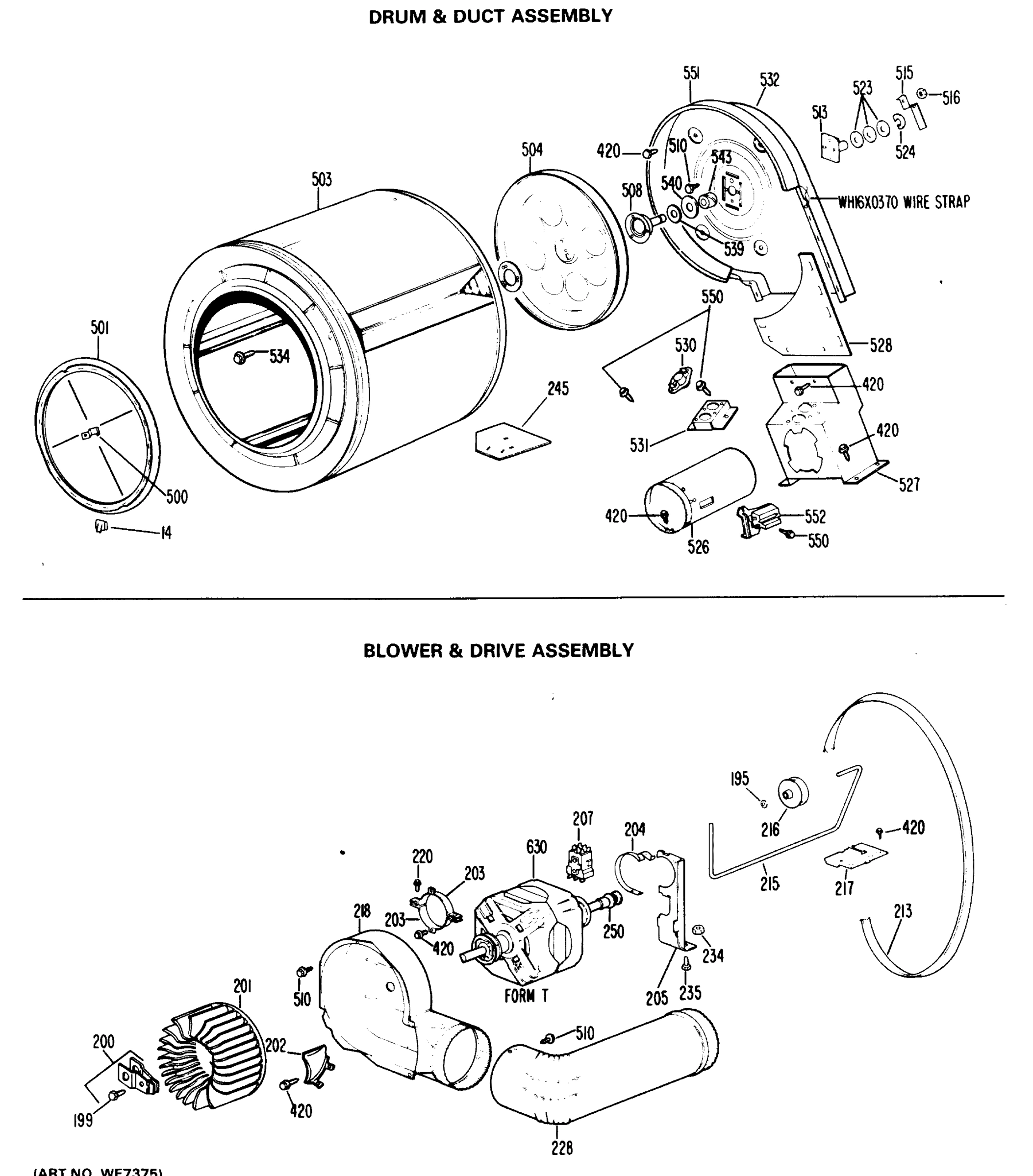 DRUM & DUCT ASSEMBLY