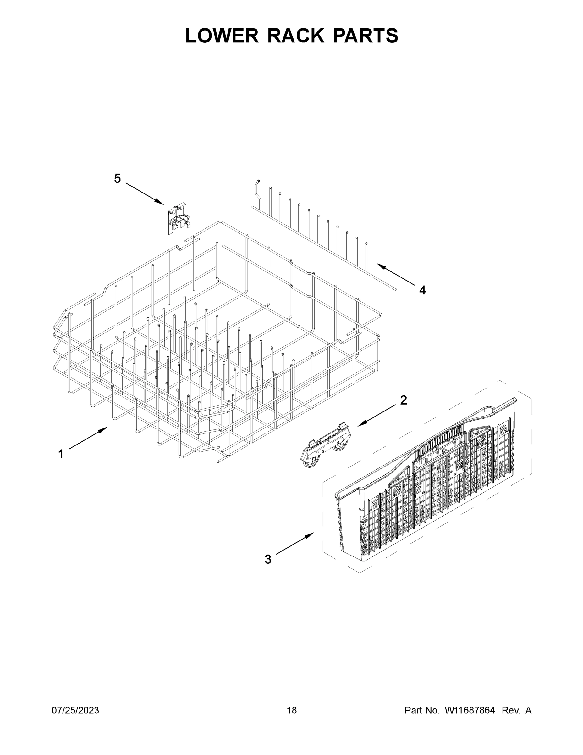 10 - LOWER RACK PARTS