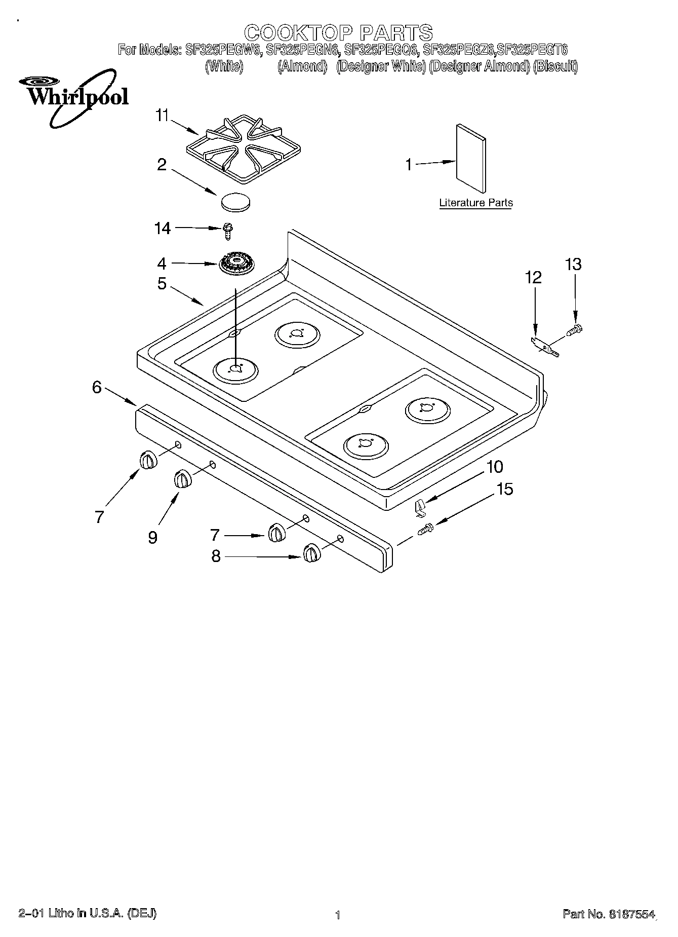 01 - COOKTOP, LITERATURE