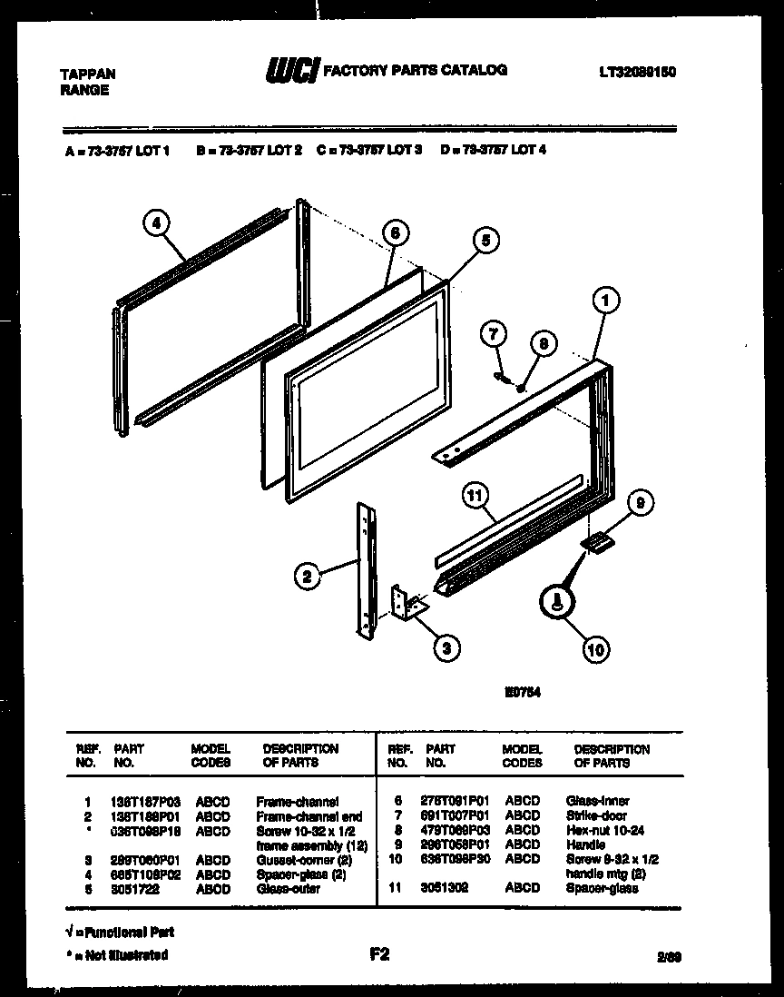 05 - UPPER OVEN DOOR PARTS