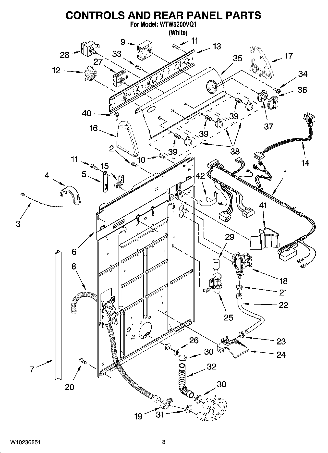 02 - CONTROLS AND REAR PANEL PARTS