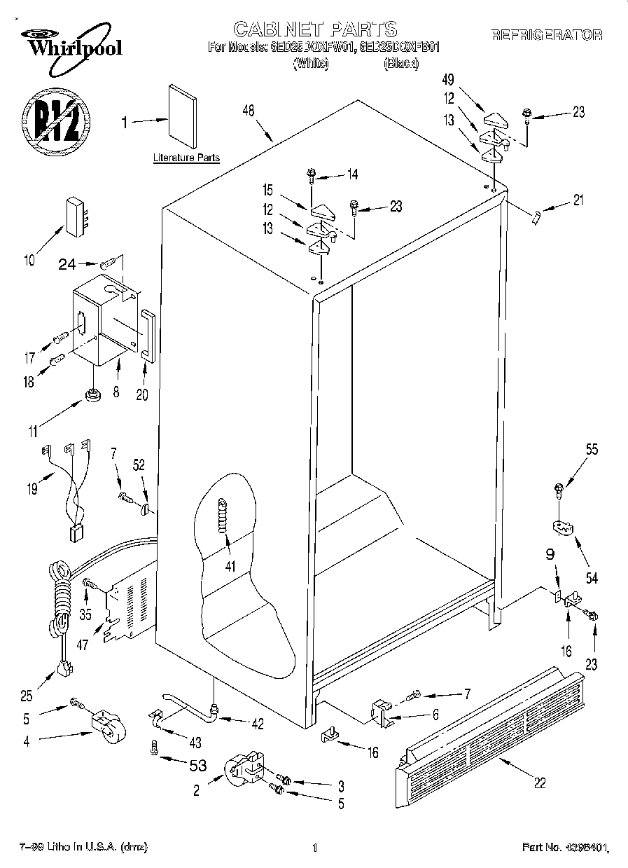 01 - CABINET, LITERATURE