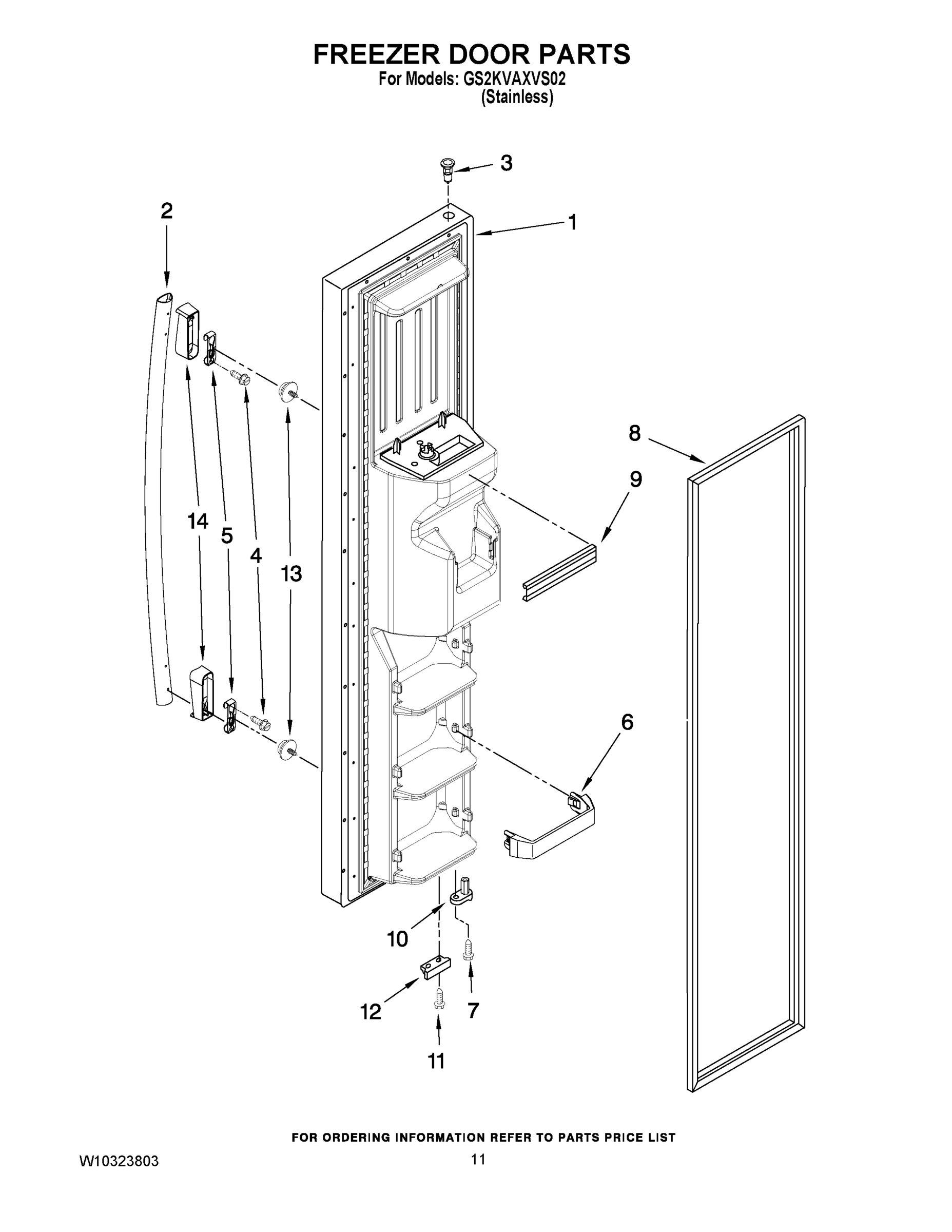 07 - FREEZER DOOR PARTS