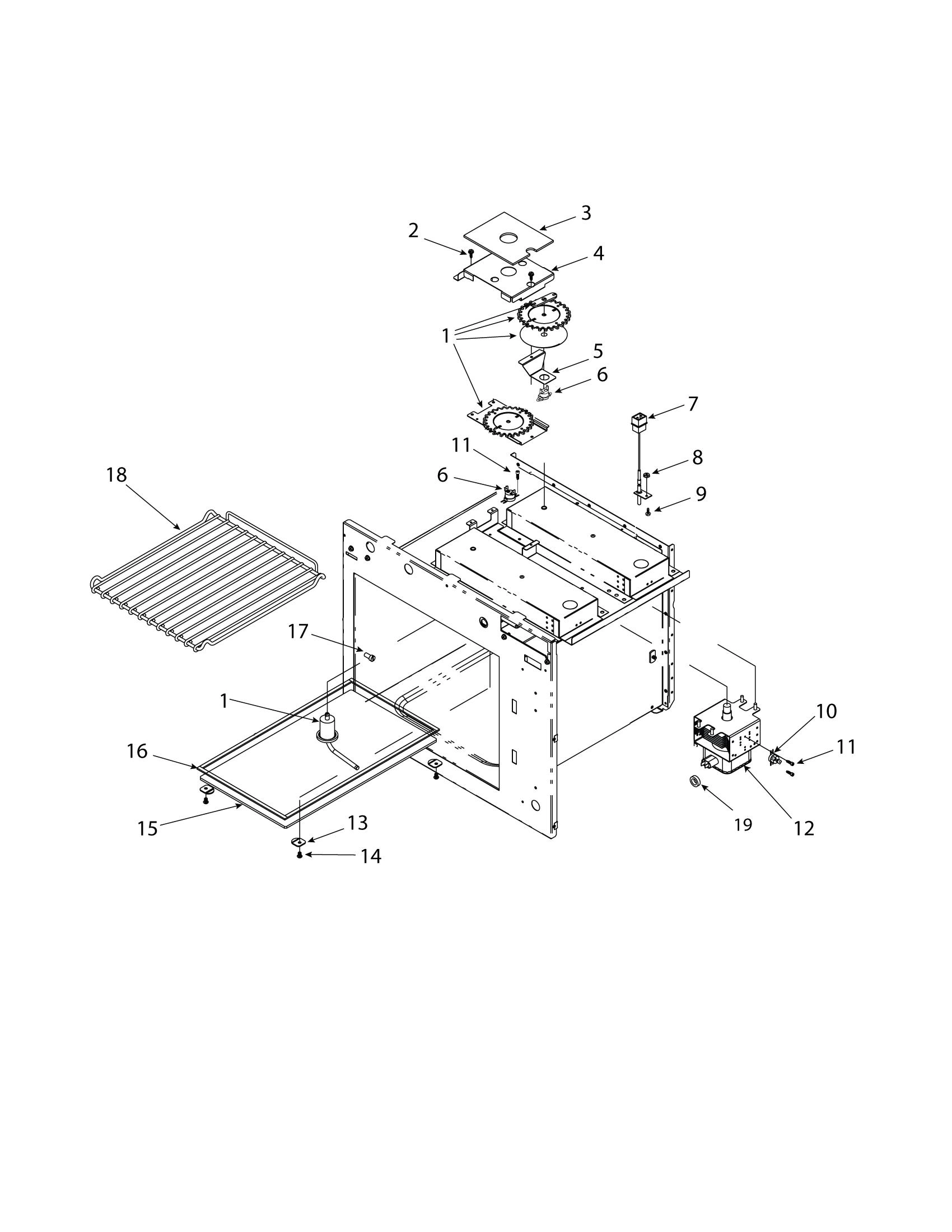 MAGNETRON / STIRRER SYSTEM / TEMP SENSORS