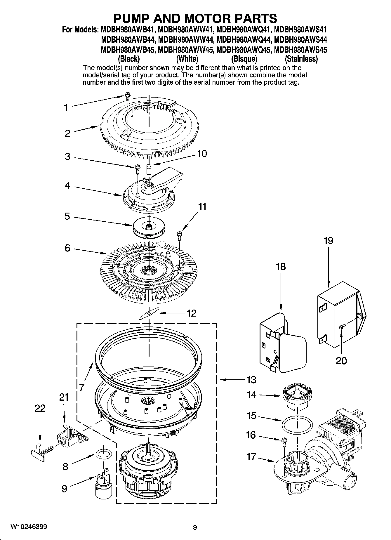 08 - PUMP AND MOTOR PARTS