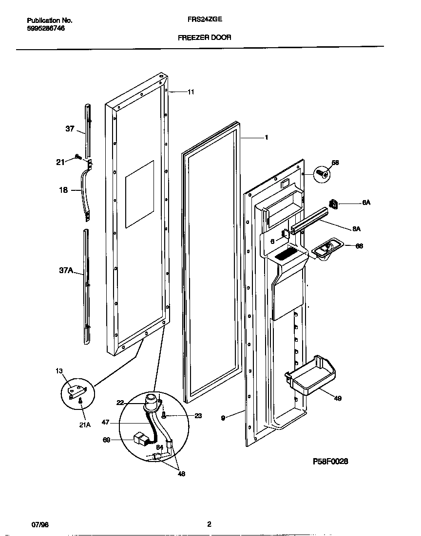 02 - FREEZER DOOR