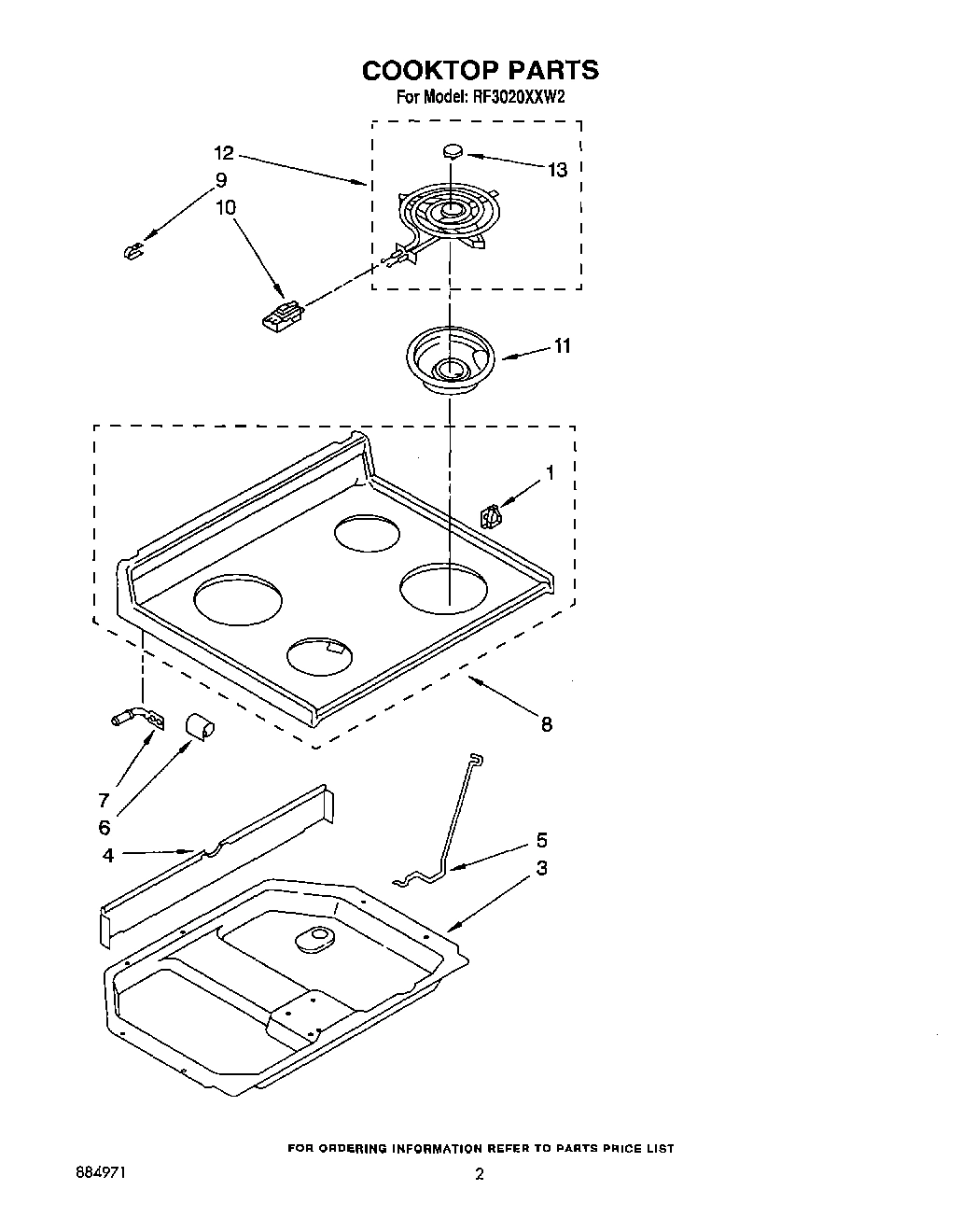 02 - COOKTOP, LIT/OPTIONAL