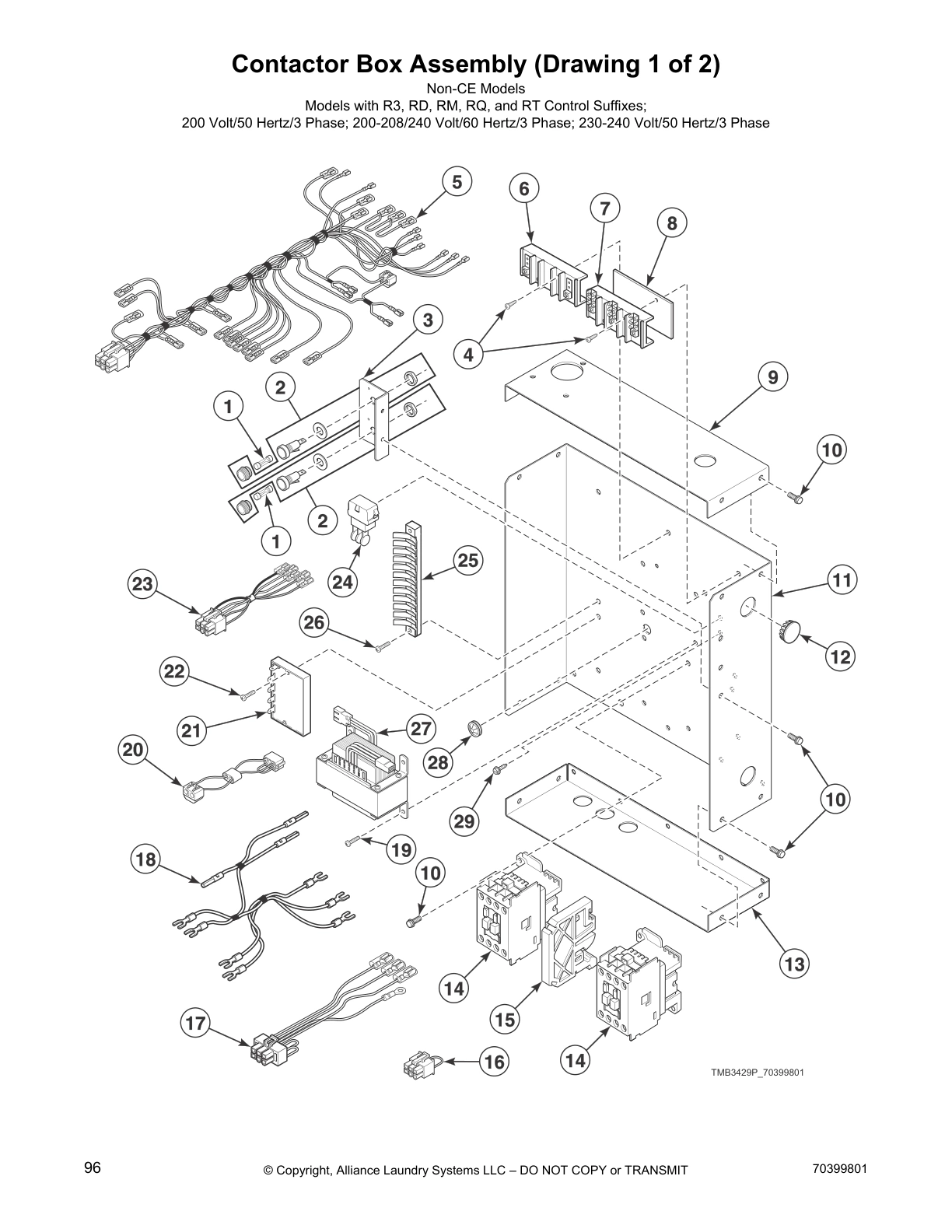 Contactor Box Assembly (Drawing 1 of 2)