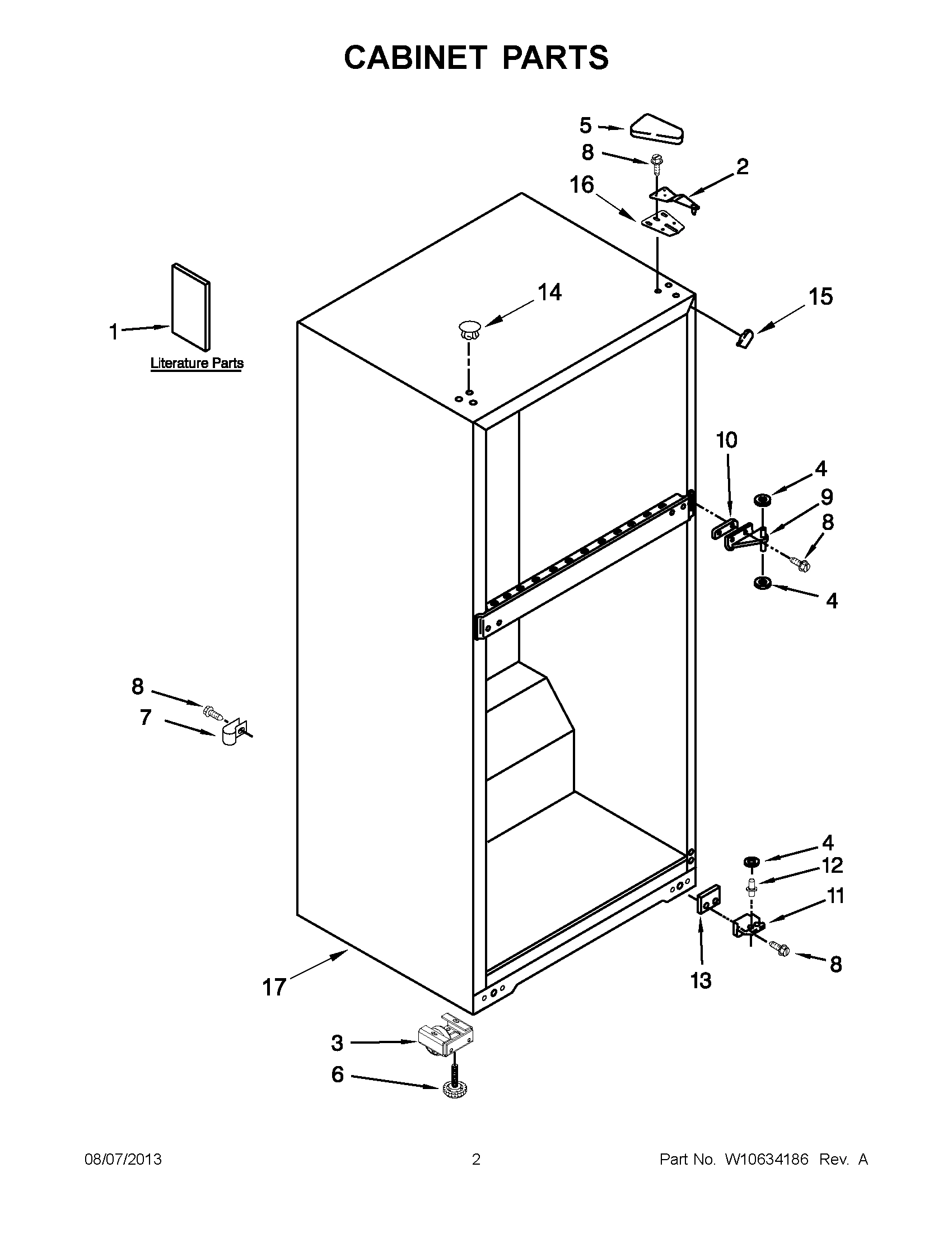 01 - CABINET PARTS